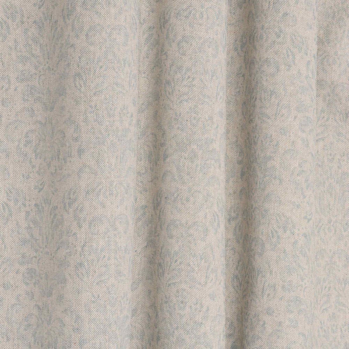 Noble Heraldic Blue Double Width Fabric - Image 7