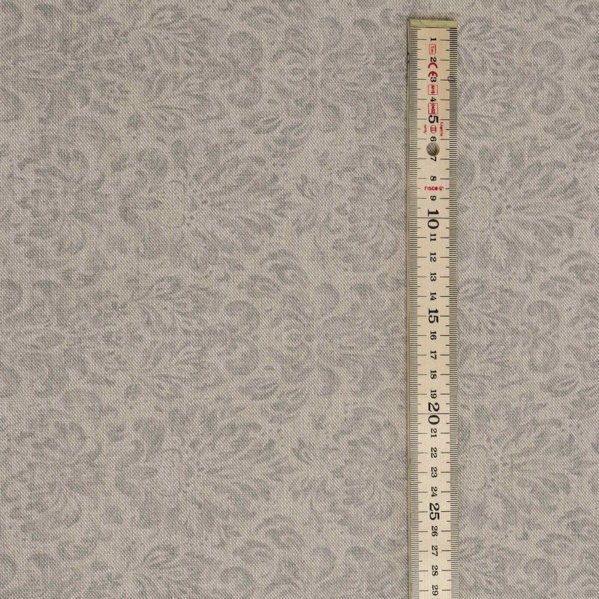 Noble Heraldic Dove Grey Double Width Fabric - Image 5