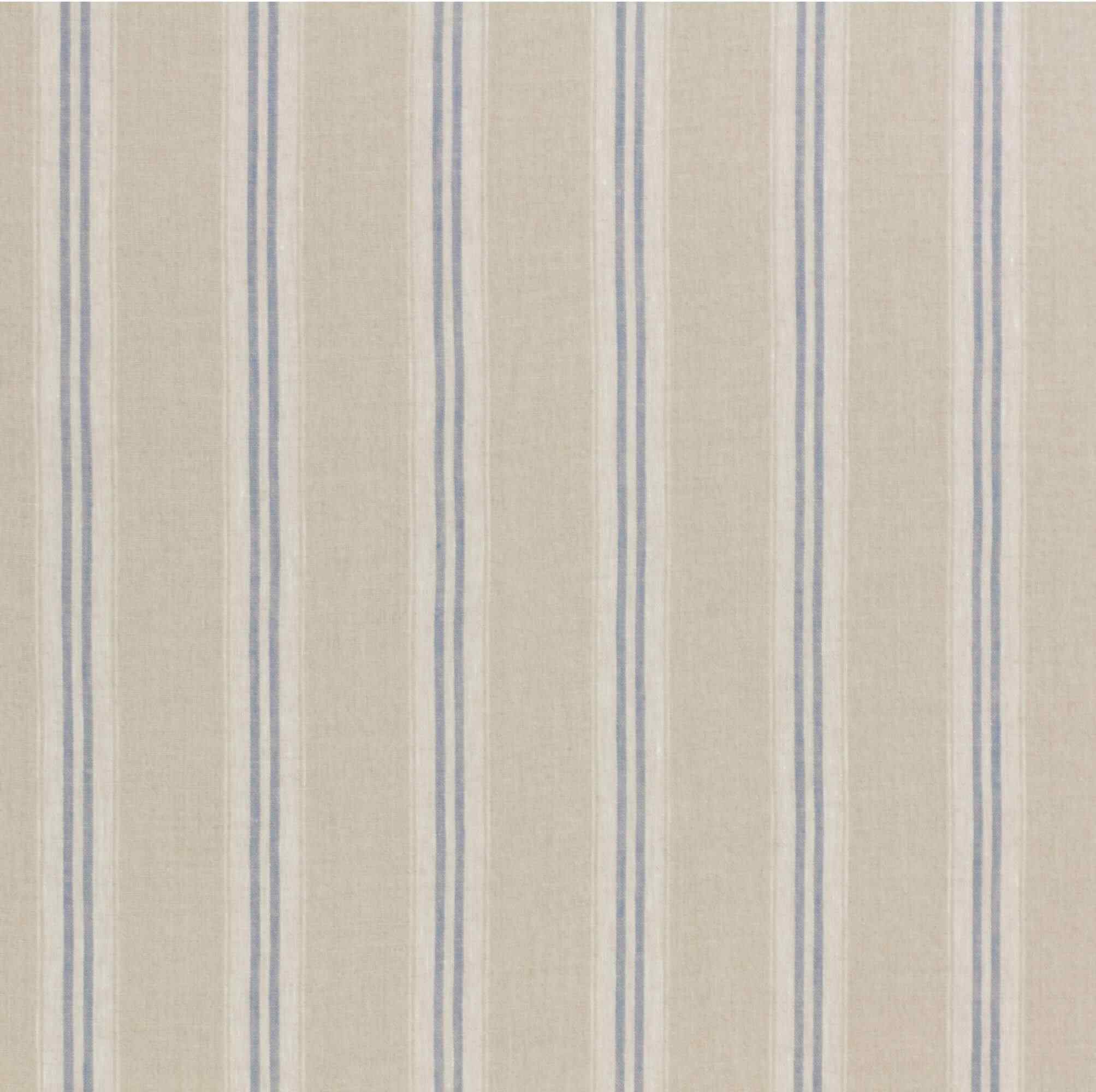 Oslo Stripe Blue Fabric - Image 2
