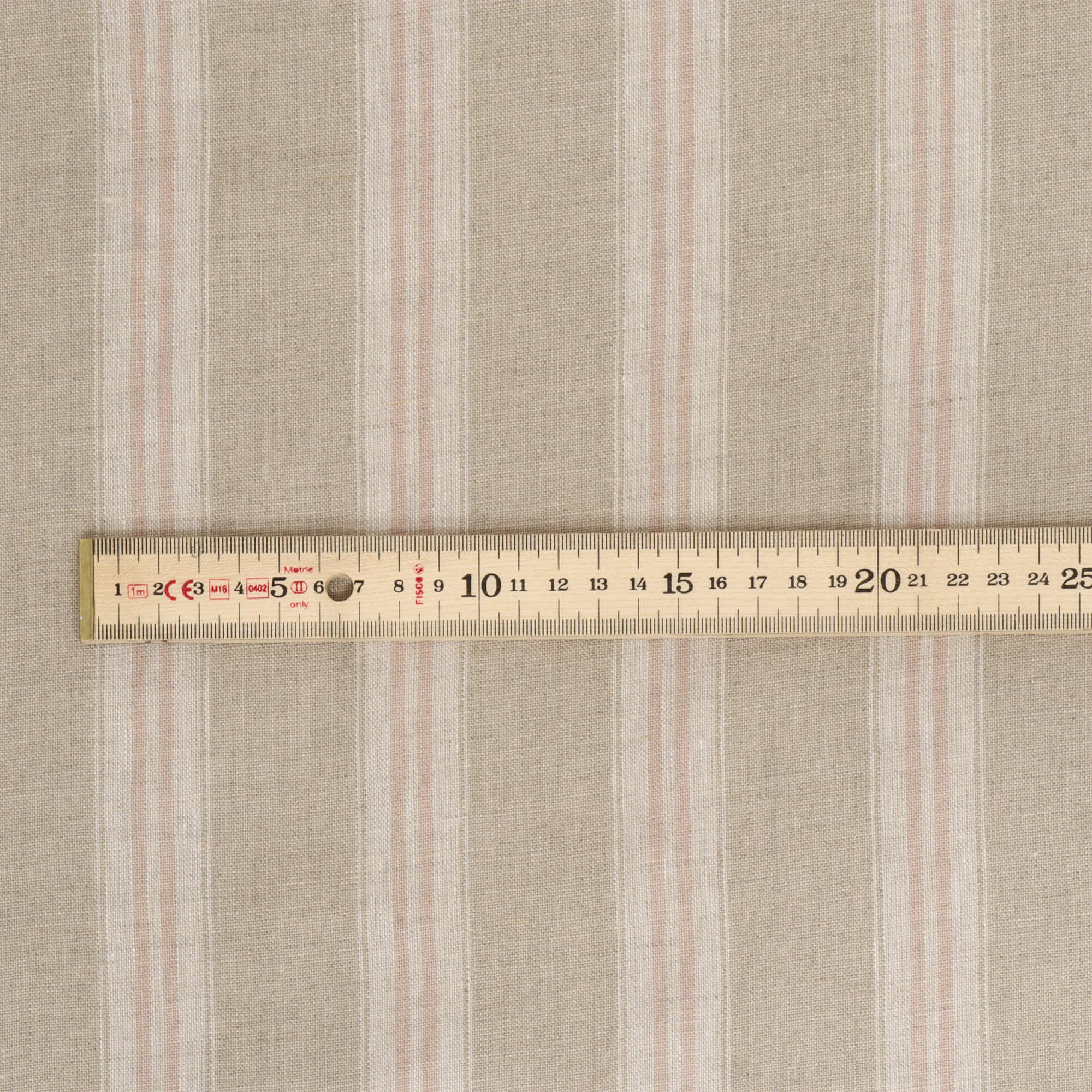 Oslo Stripe Pink Fabric - Image 5
