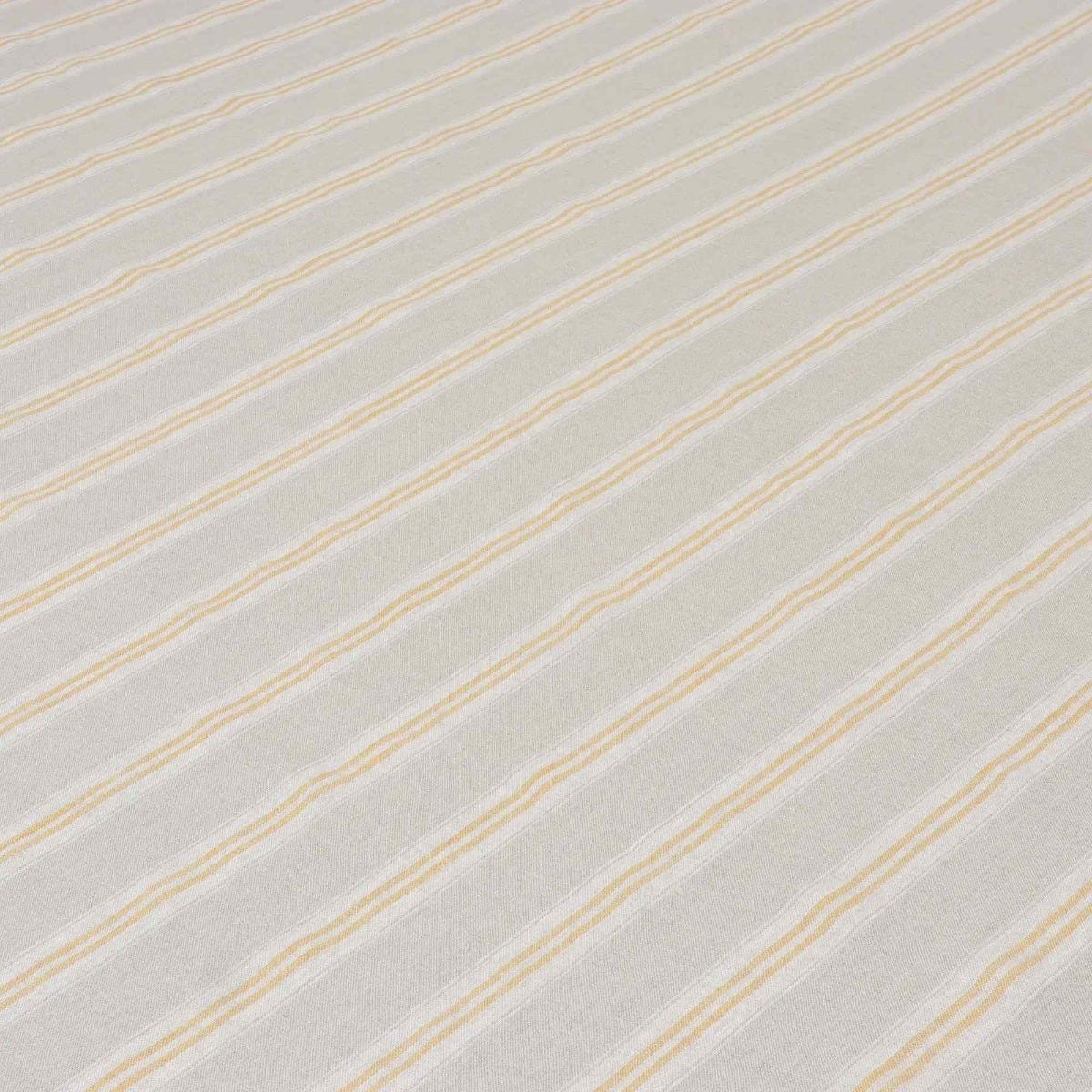 Oslo Stripe Saffron Yellow Fabric - Image 4