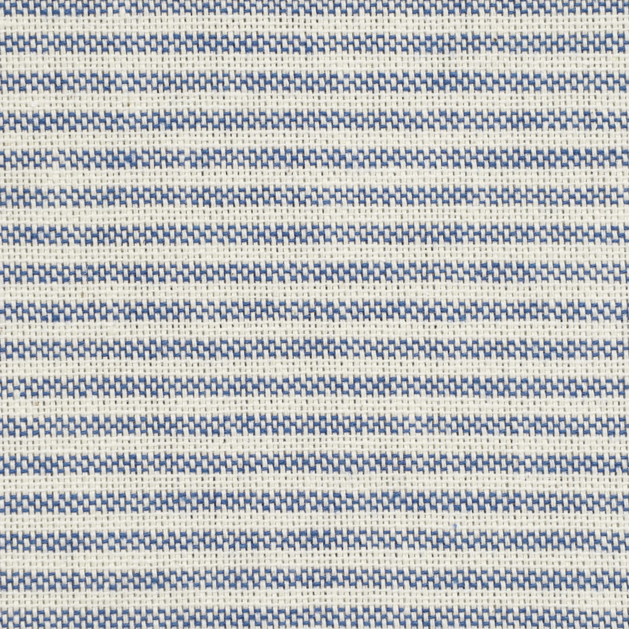 Oxford Pinstripe Blue Double Width Fabric - Image 6