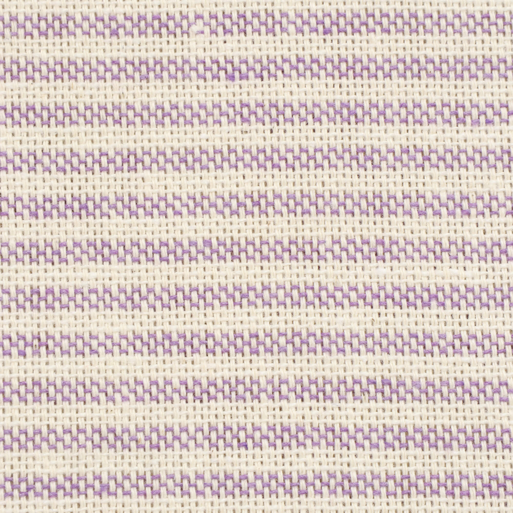 Oxford Pinstripe Lilac Double Width Fabric - Image 6