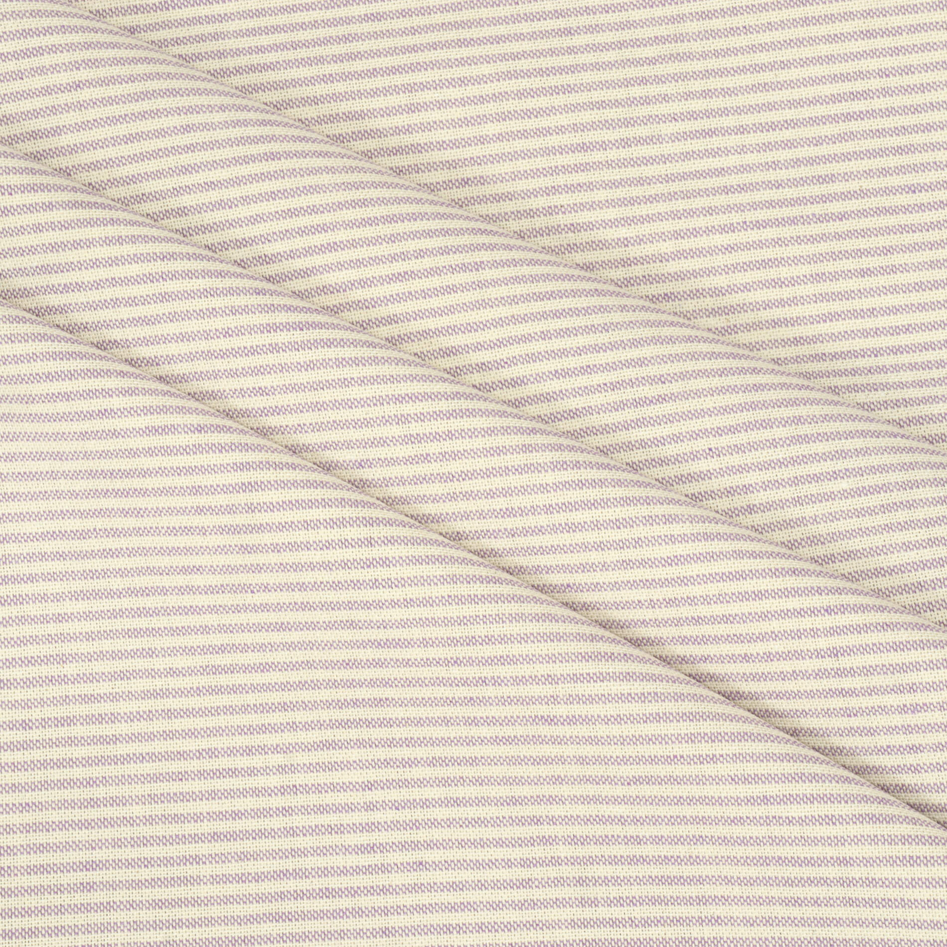 Oxford Pinstripe Lilac Double Width Fabric - Image 7