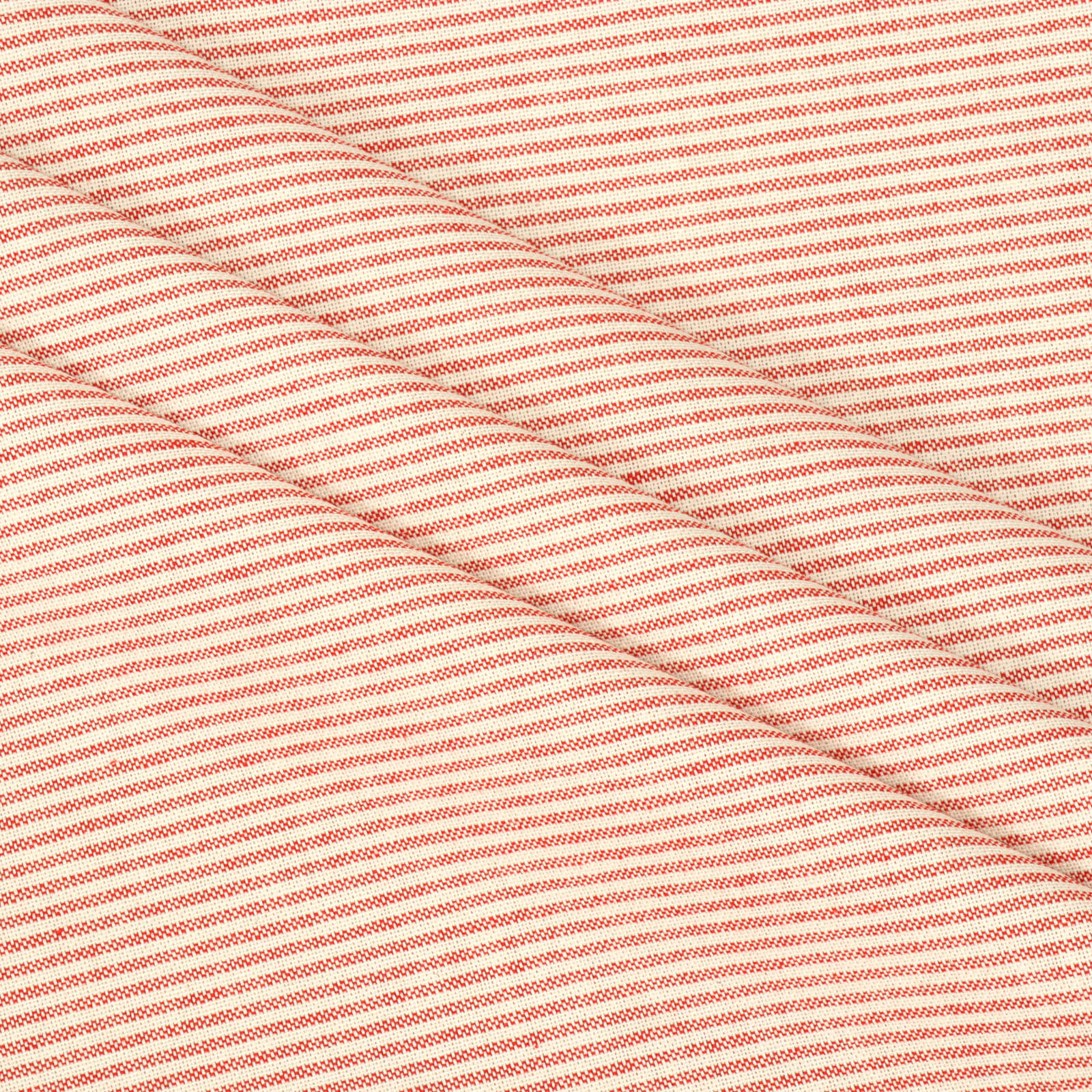 Oxford Pinstripe Red Double Width Fabric - Image 5