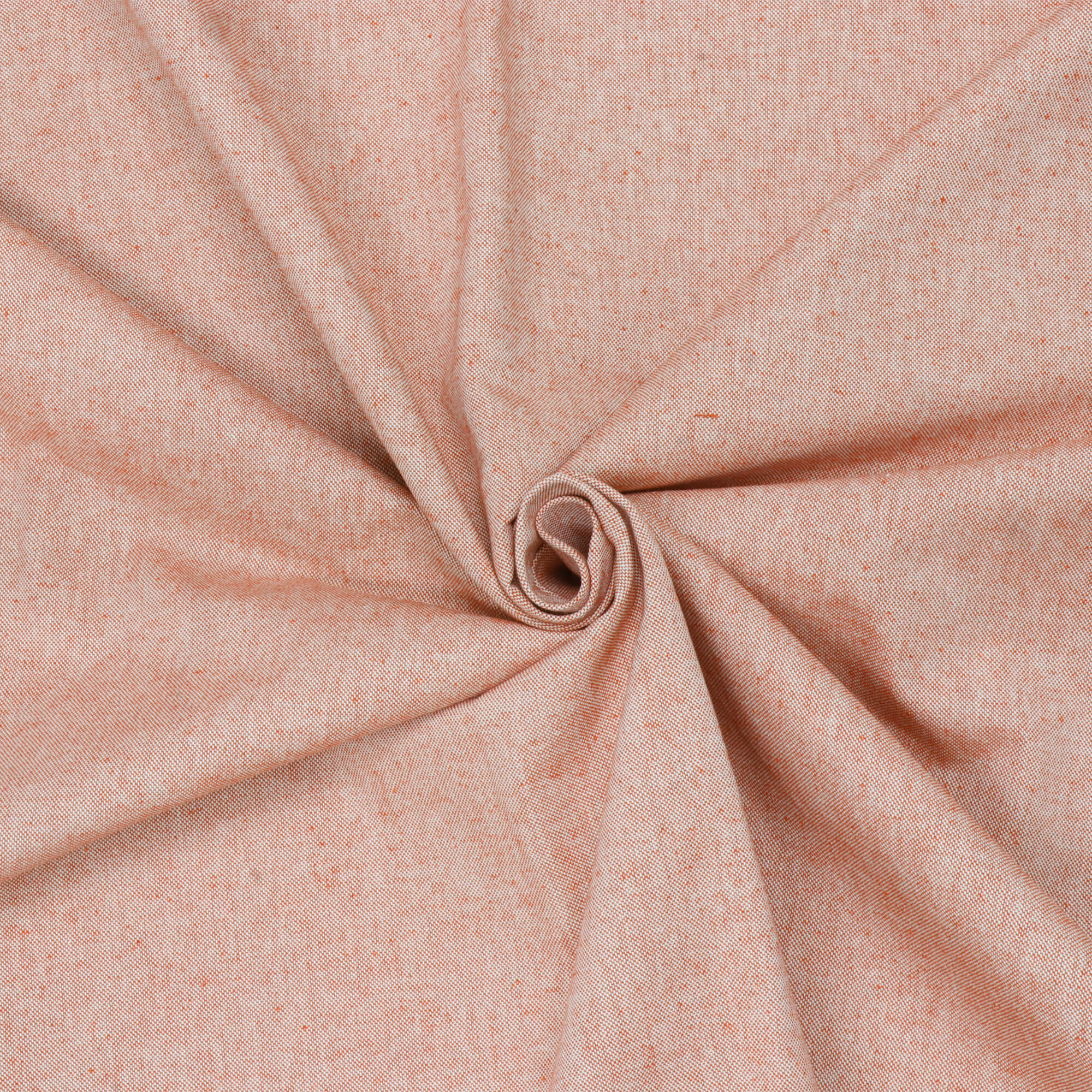 Oxford Plain Burnt Orange Double Width Fabric - Image 5