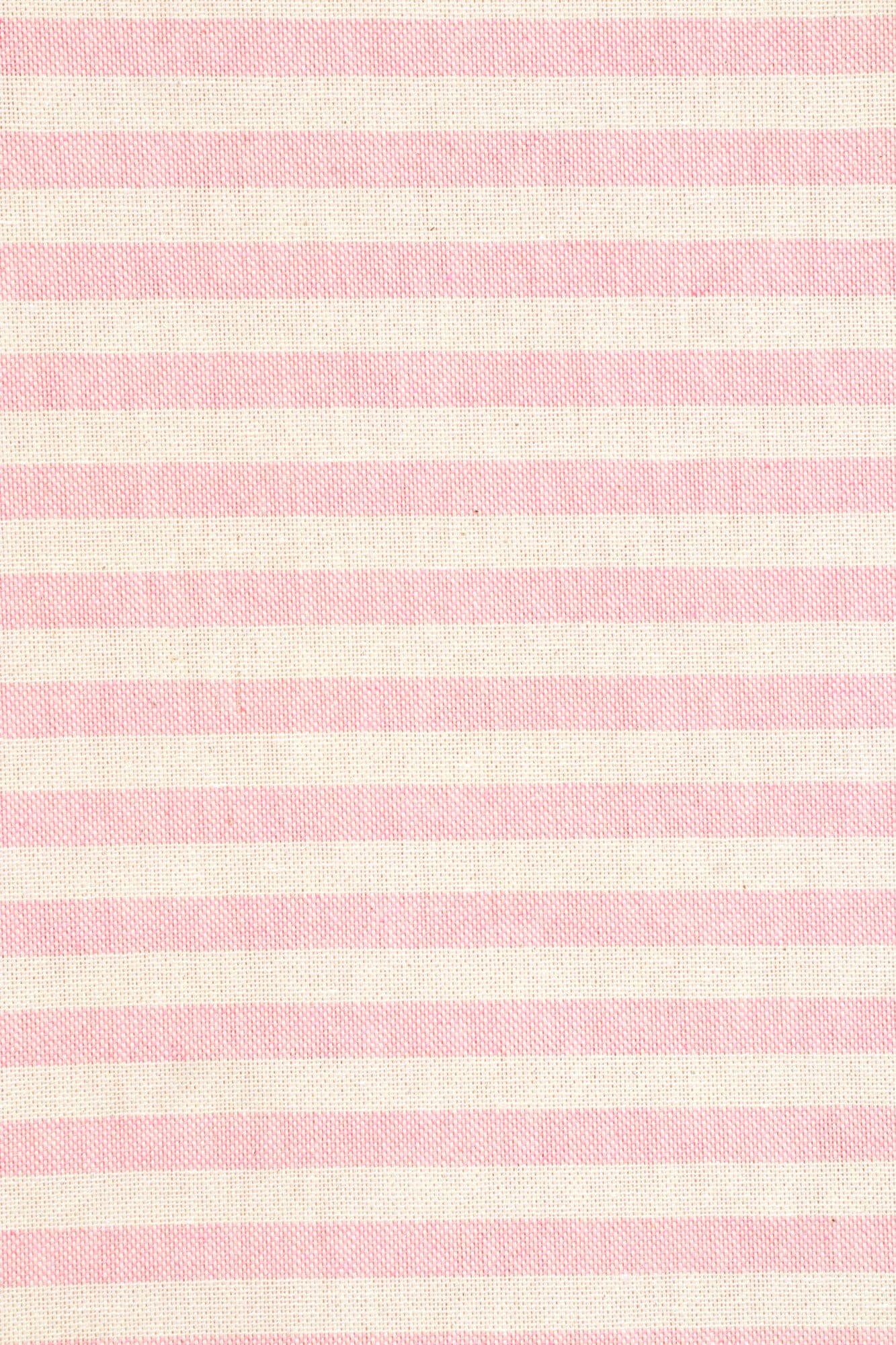 Oxford Stripe Blossom Pink Double Width Fabric