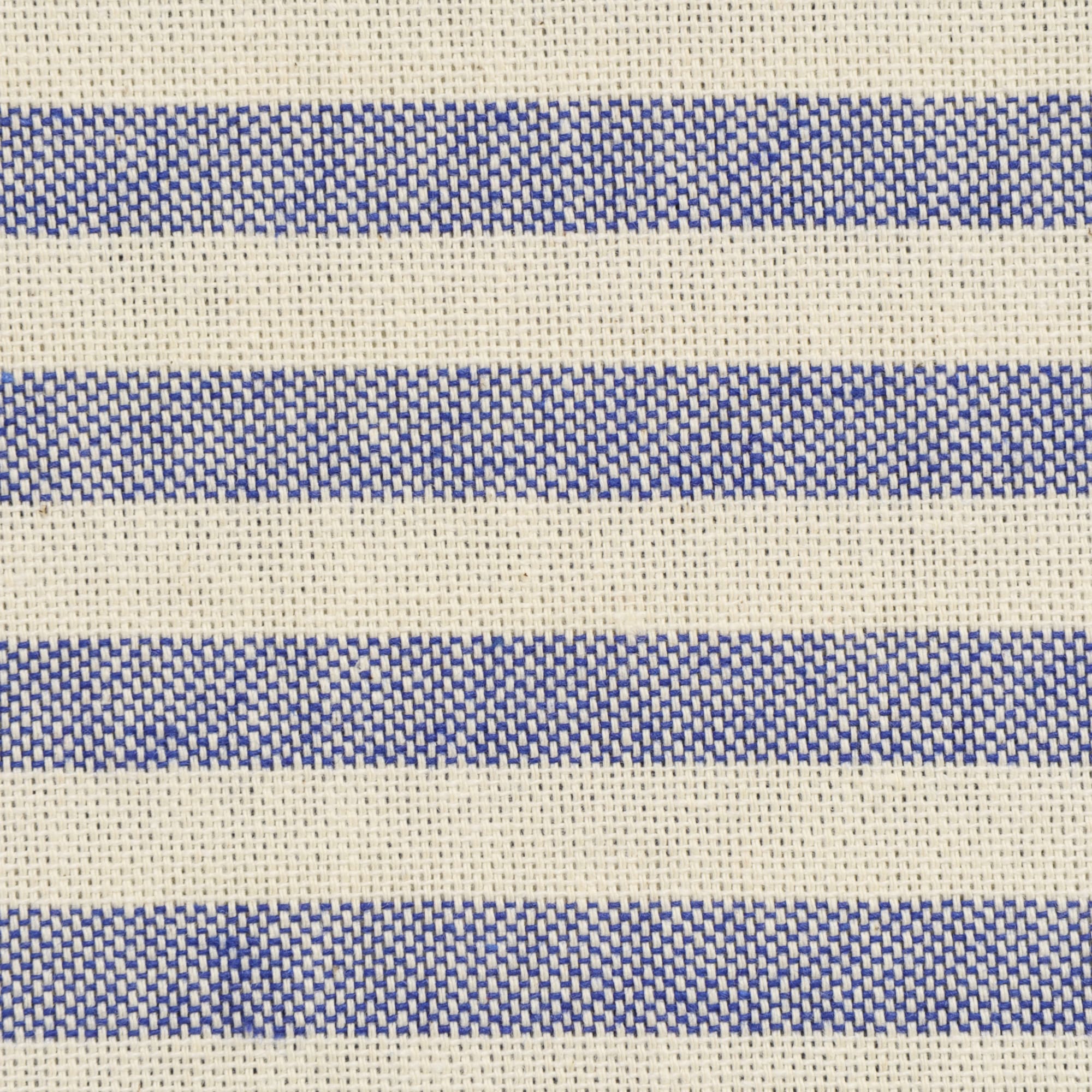 Oxford Stripe Blue Double Width Fabric - Image 5