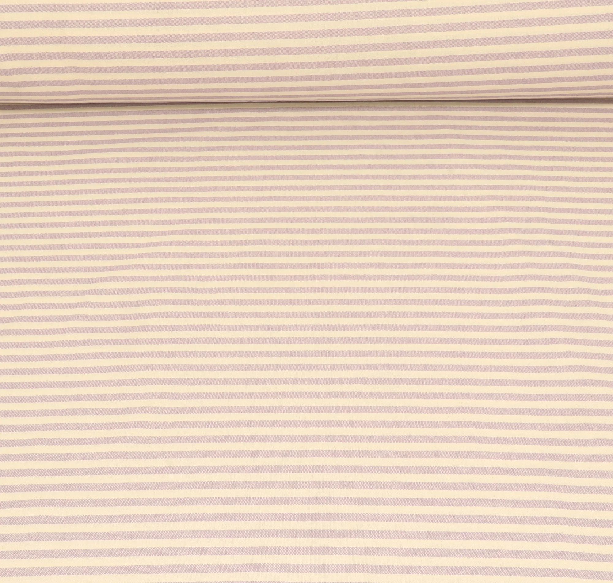 Oxford Stripe Lilac Double Width Fabric - Image 2