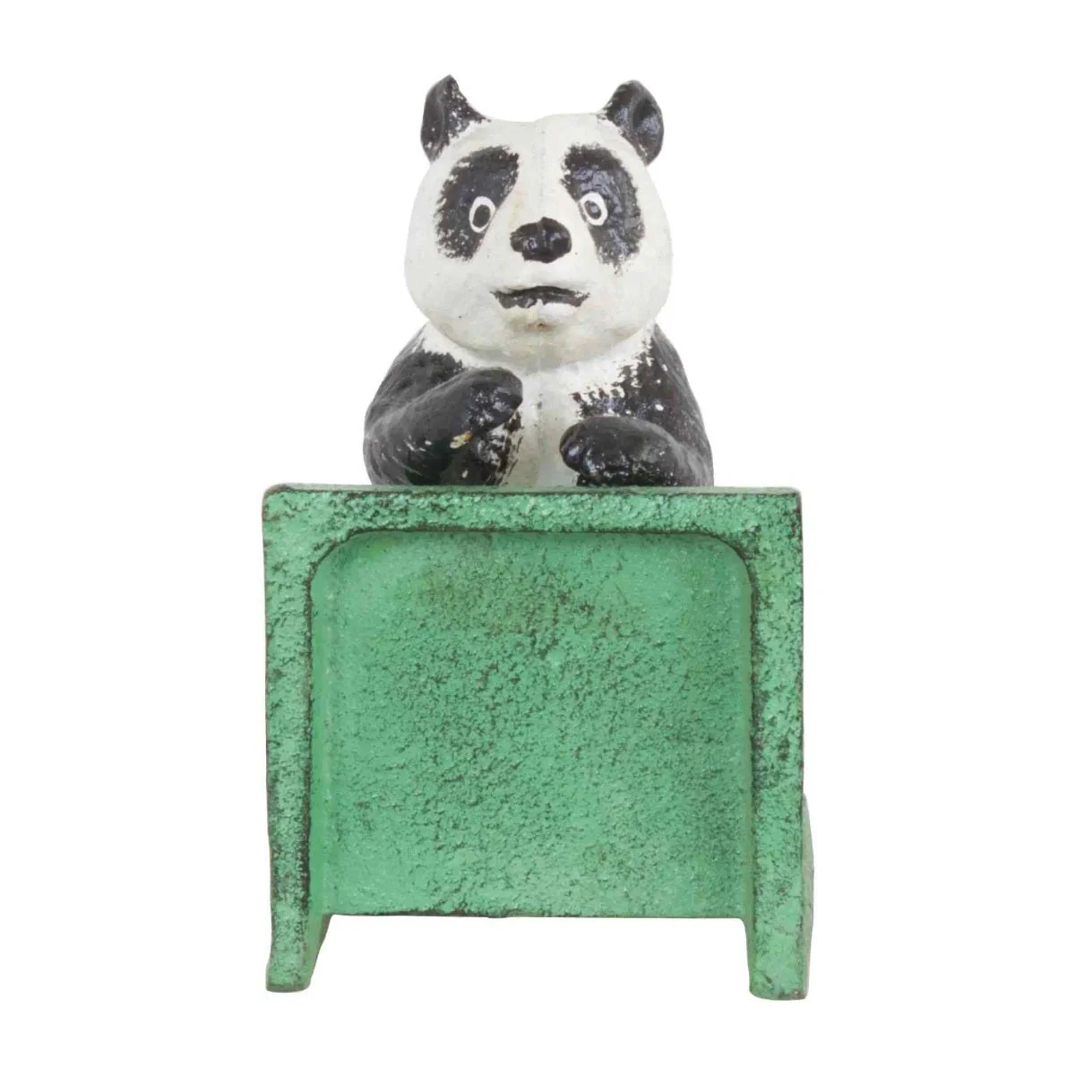 Cast Iron Pair of Panda Bookends - Image 2