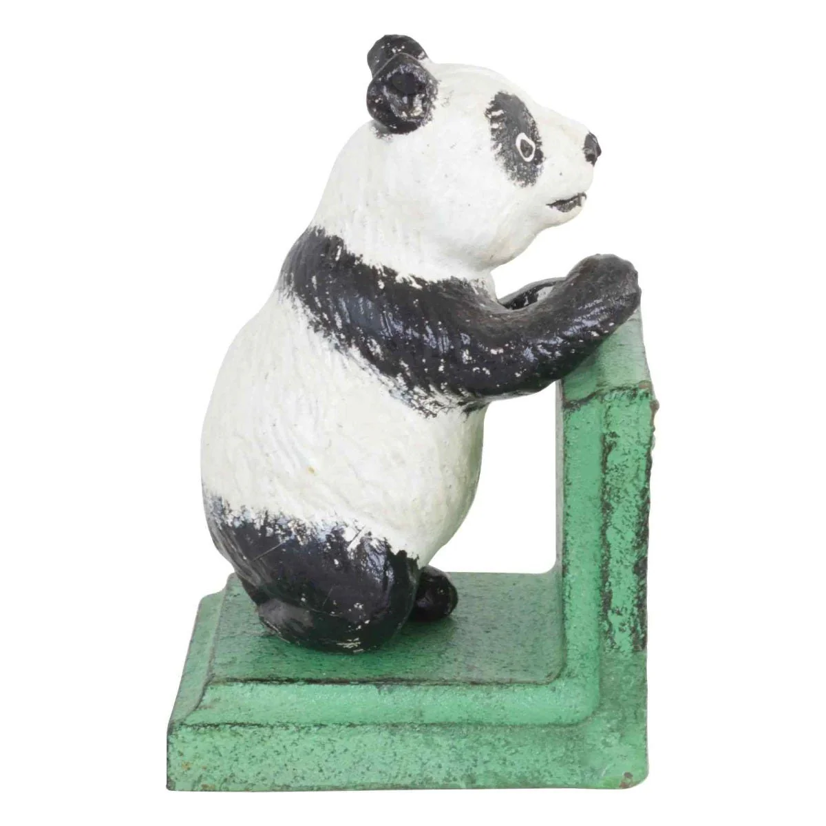 Cast Iron Pair of Panda Bookends - Image 3