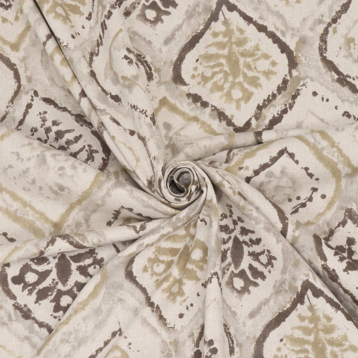 Petra Ikat Earth 280cm Fabric - Image 3