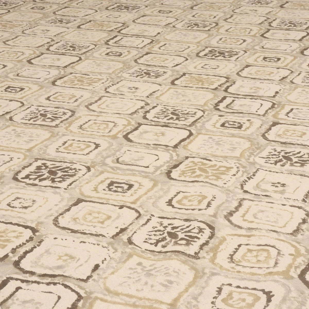 Petra Ikat Earth 280cm Fabric - Image 4