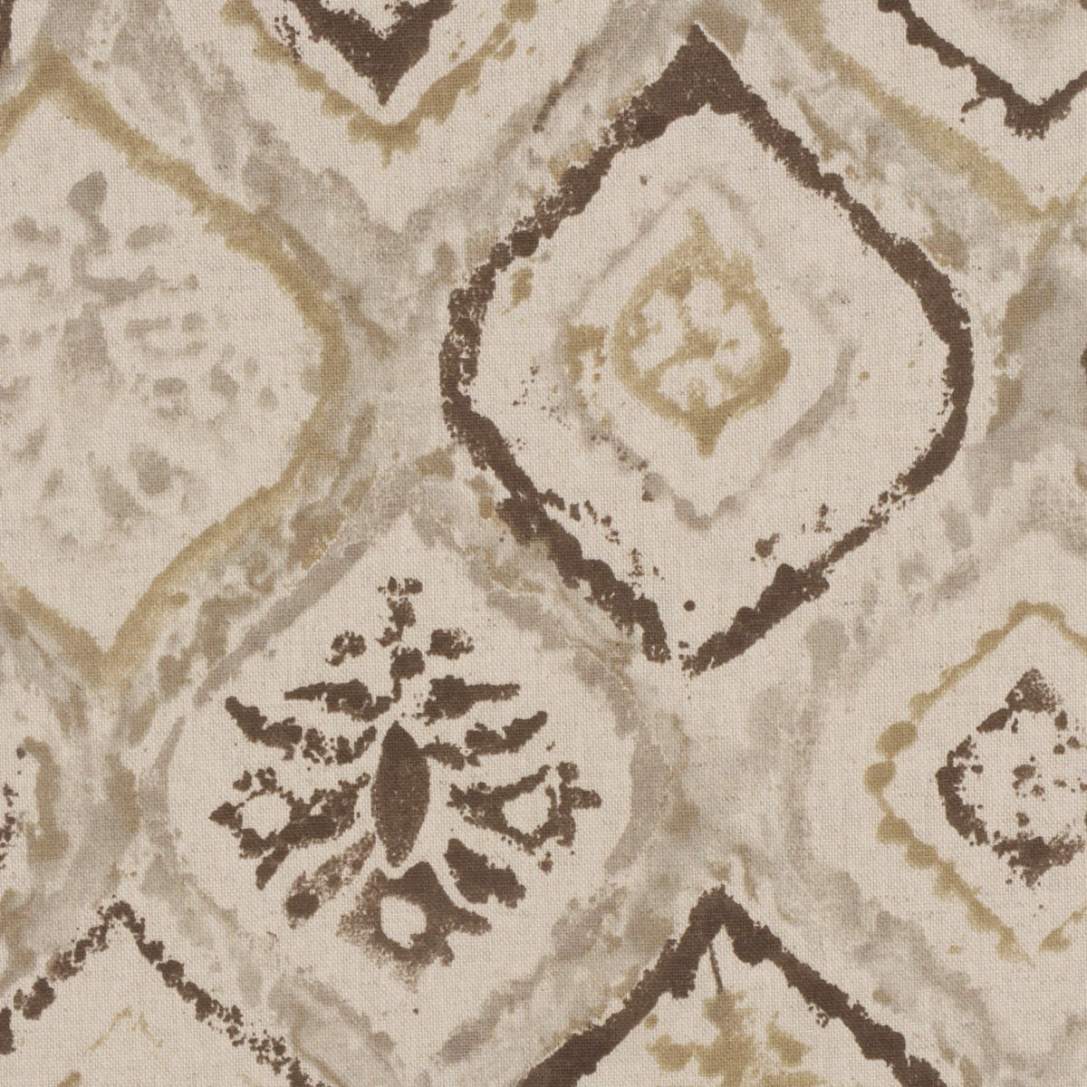 Petra Ikat Earth 280cm Fabric - Image 6