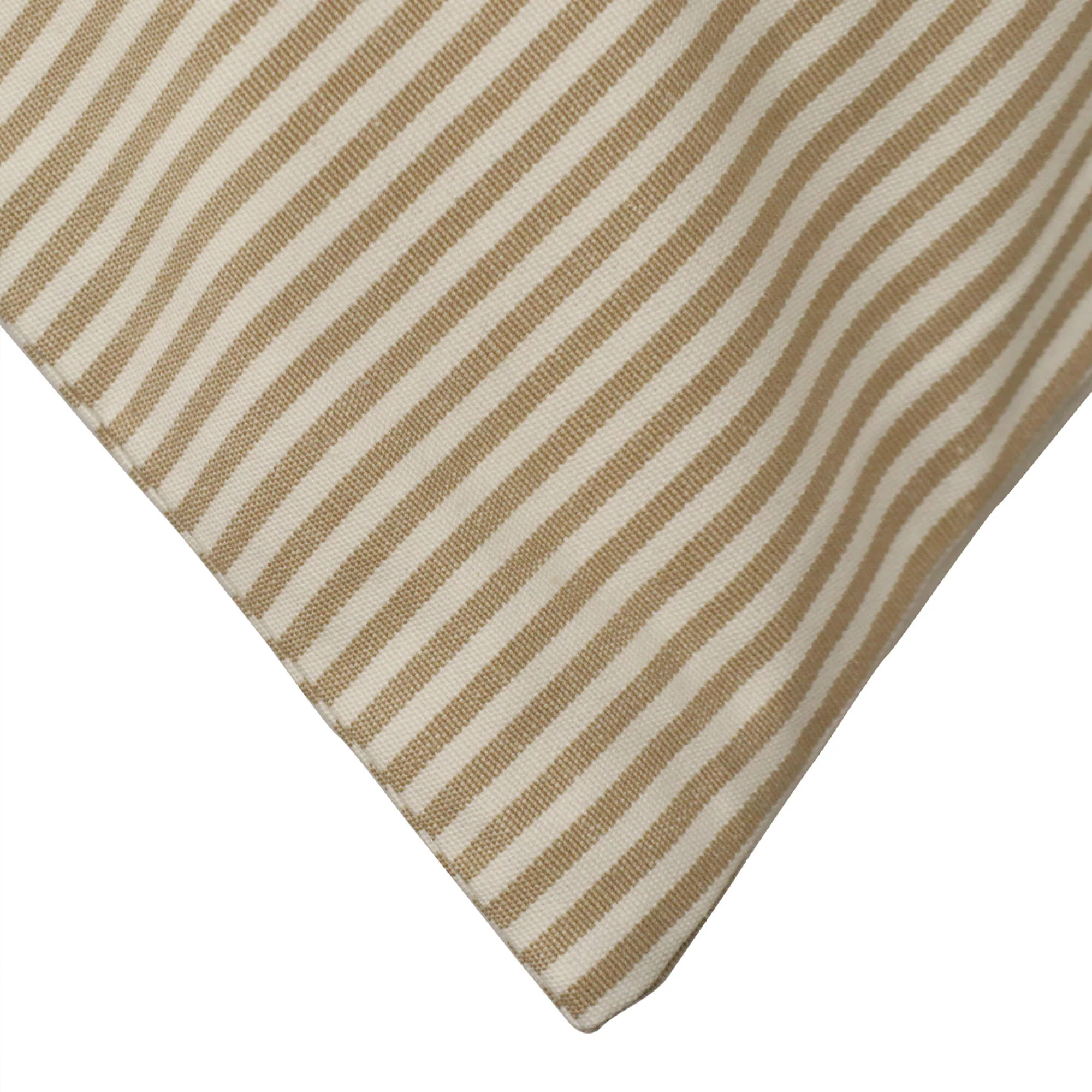 Pinstripe Beige Cushion Cover - Image 3