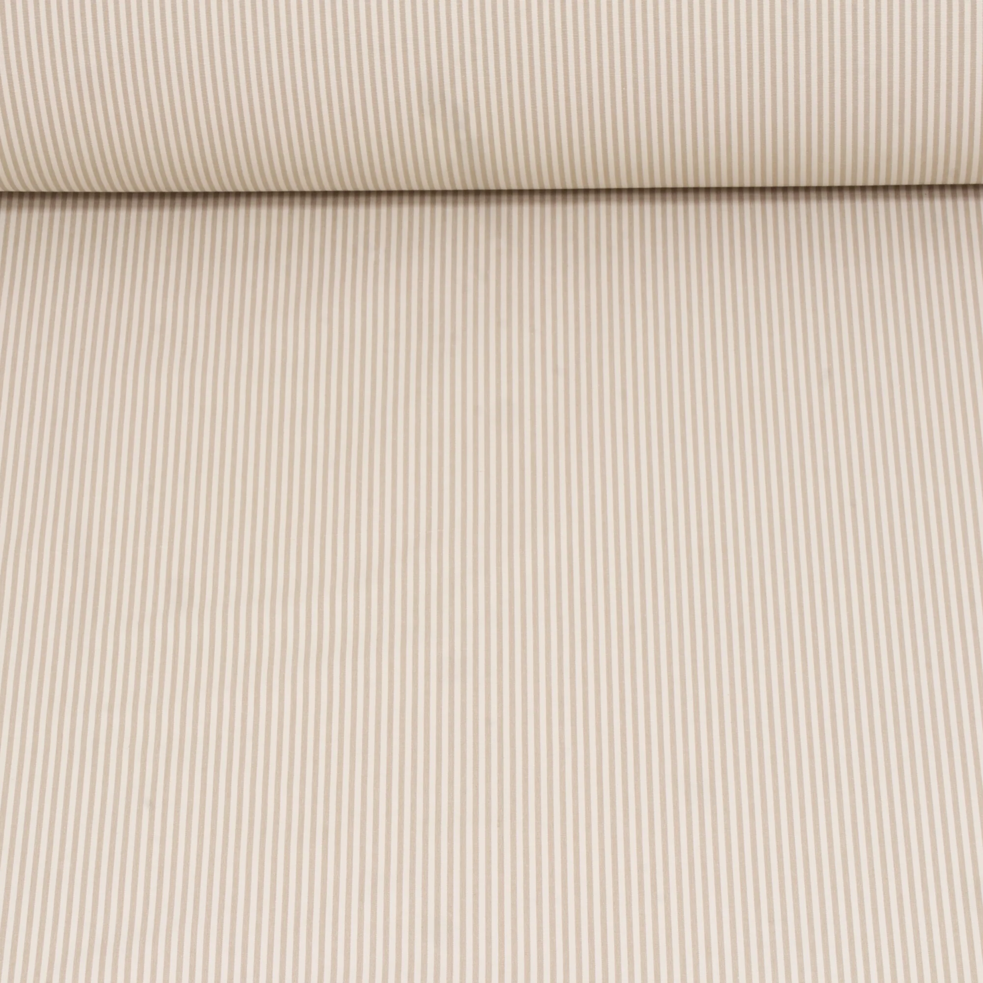 Pinstripe Beige Fabric - Image 2