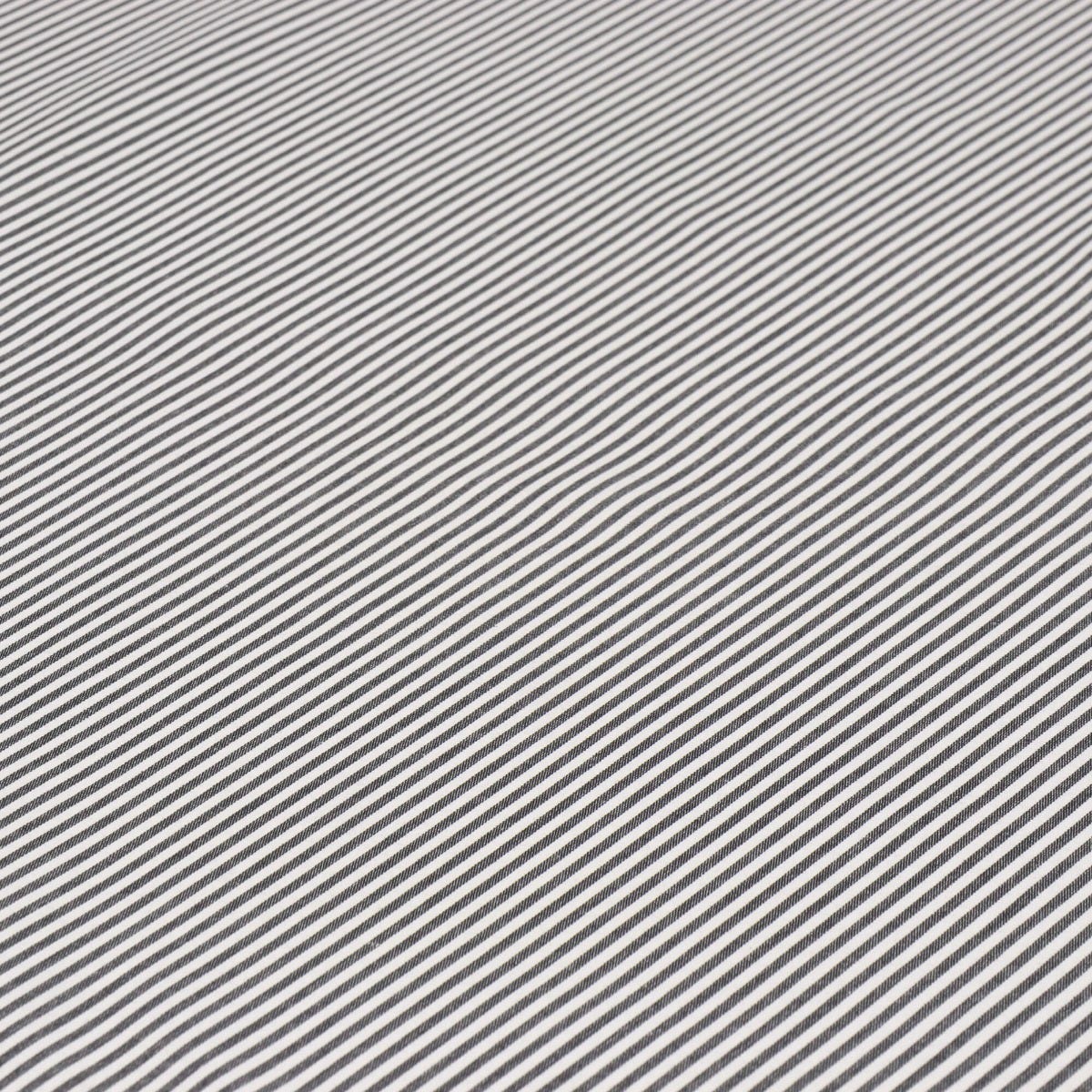 Pinstripe Charcoal Fabric - Image 4
