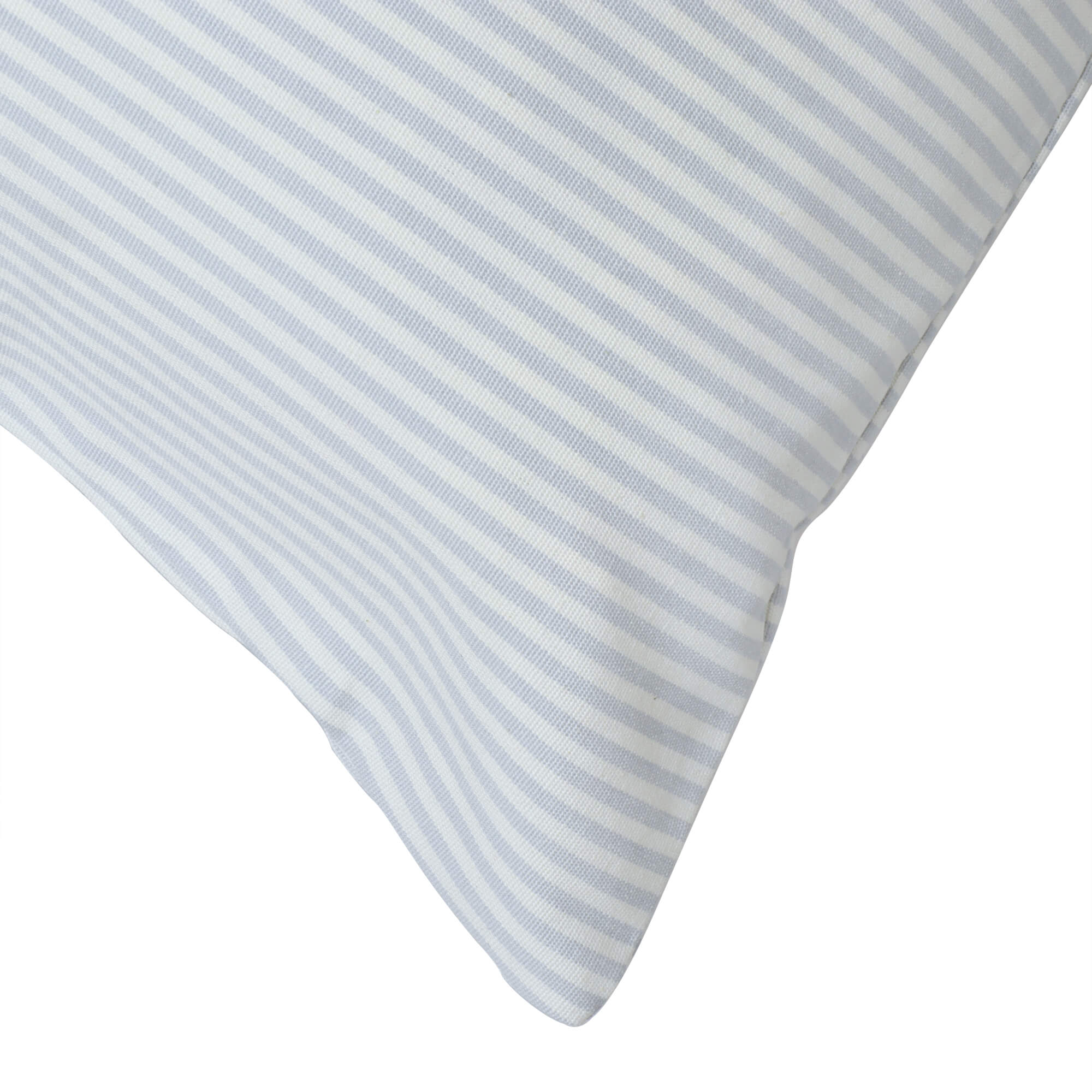 Pinstripe Baby Blue Cushion Cover - Image 3