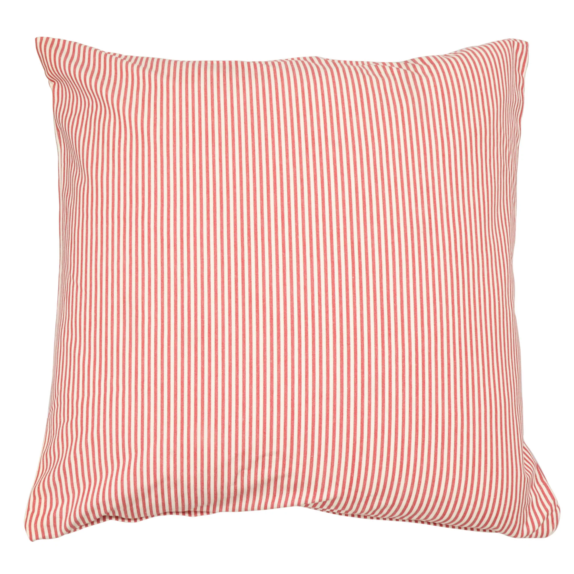 Pinstripe Red Cushion Cover - Image 4