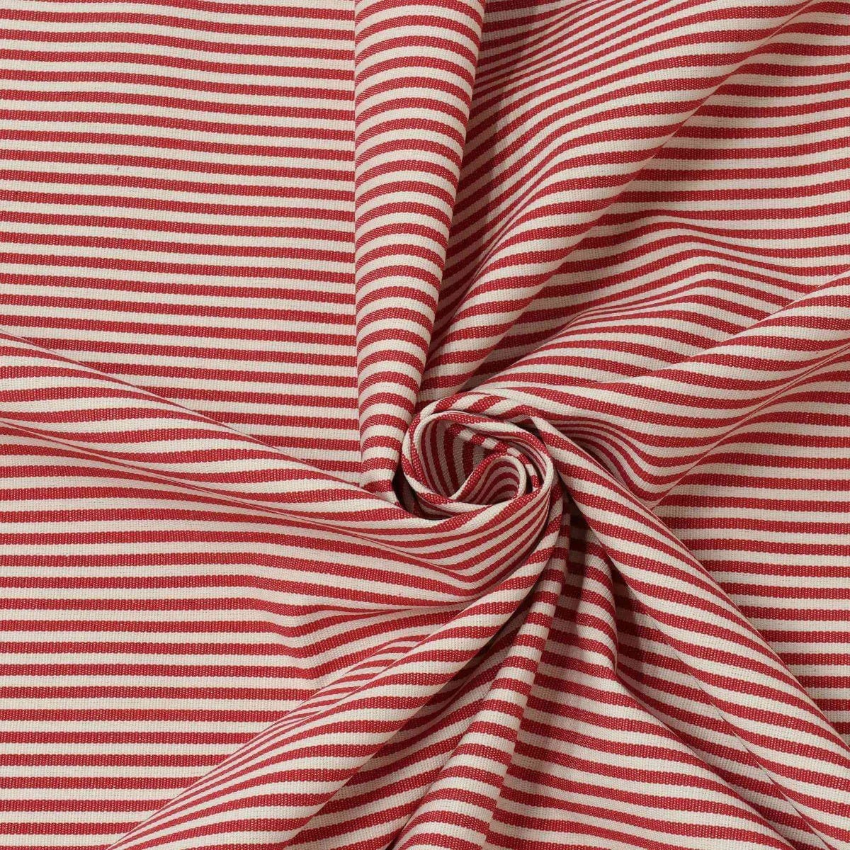 Pinstripe Red Fabric - Image 3