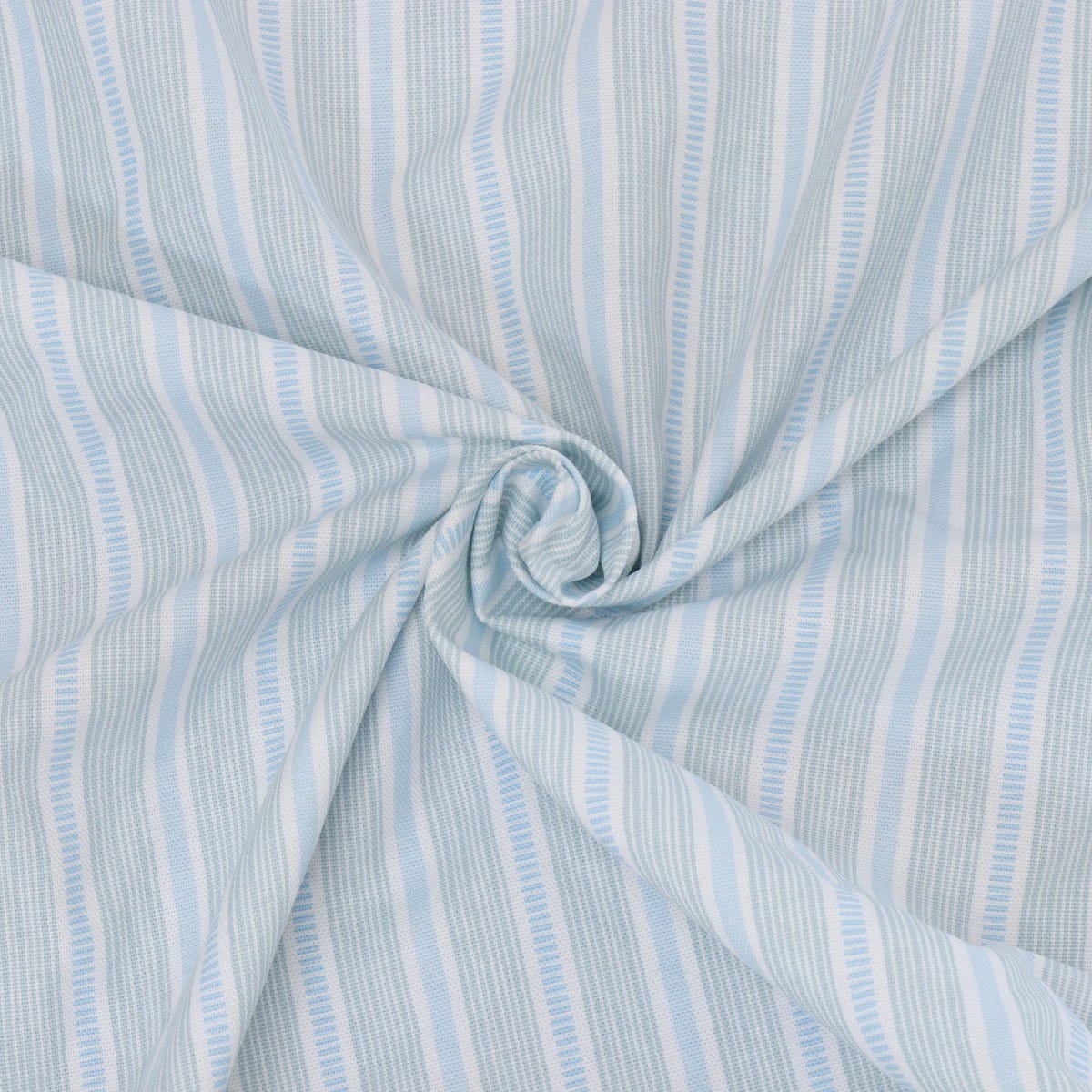 Clearance Pippin Stripe Sky Cotton Fabric - Image 3