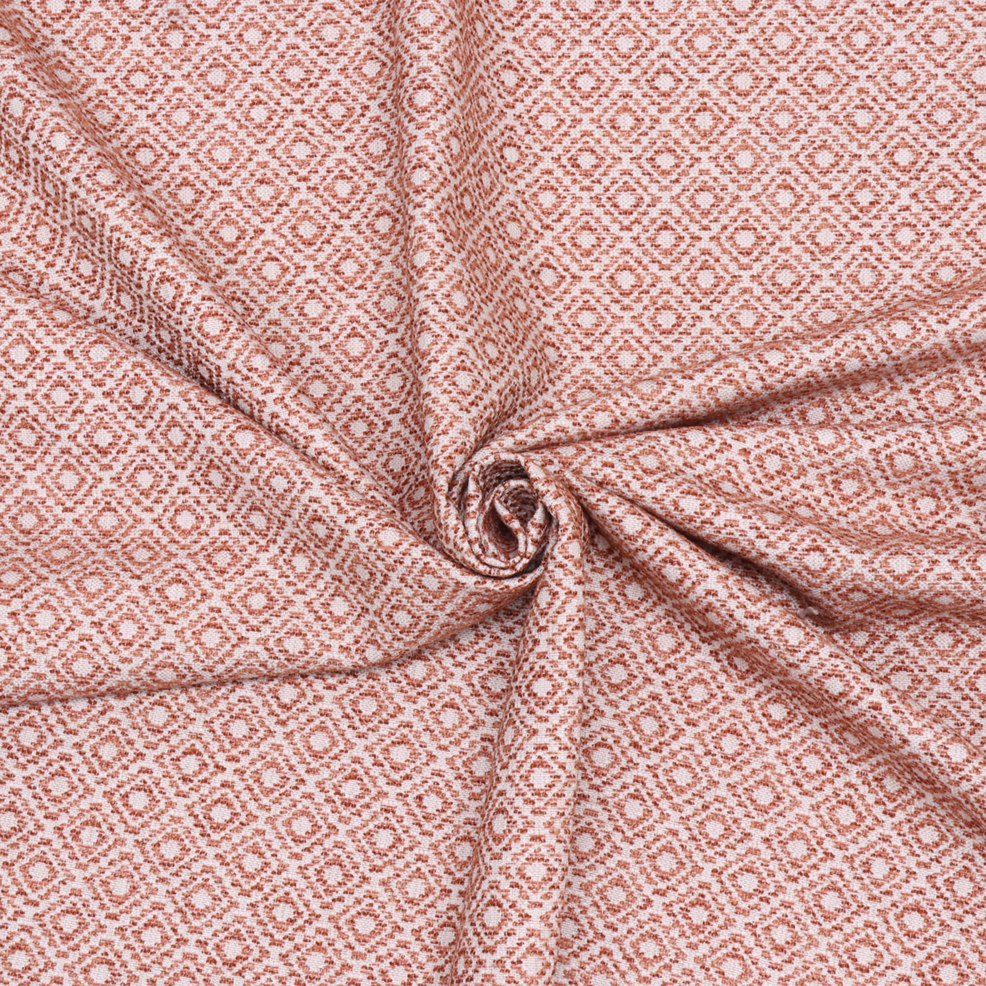 Prestigious Textiles Amir Tangerine Fabric - Image 3
