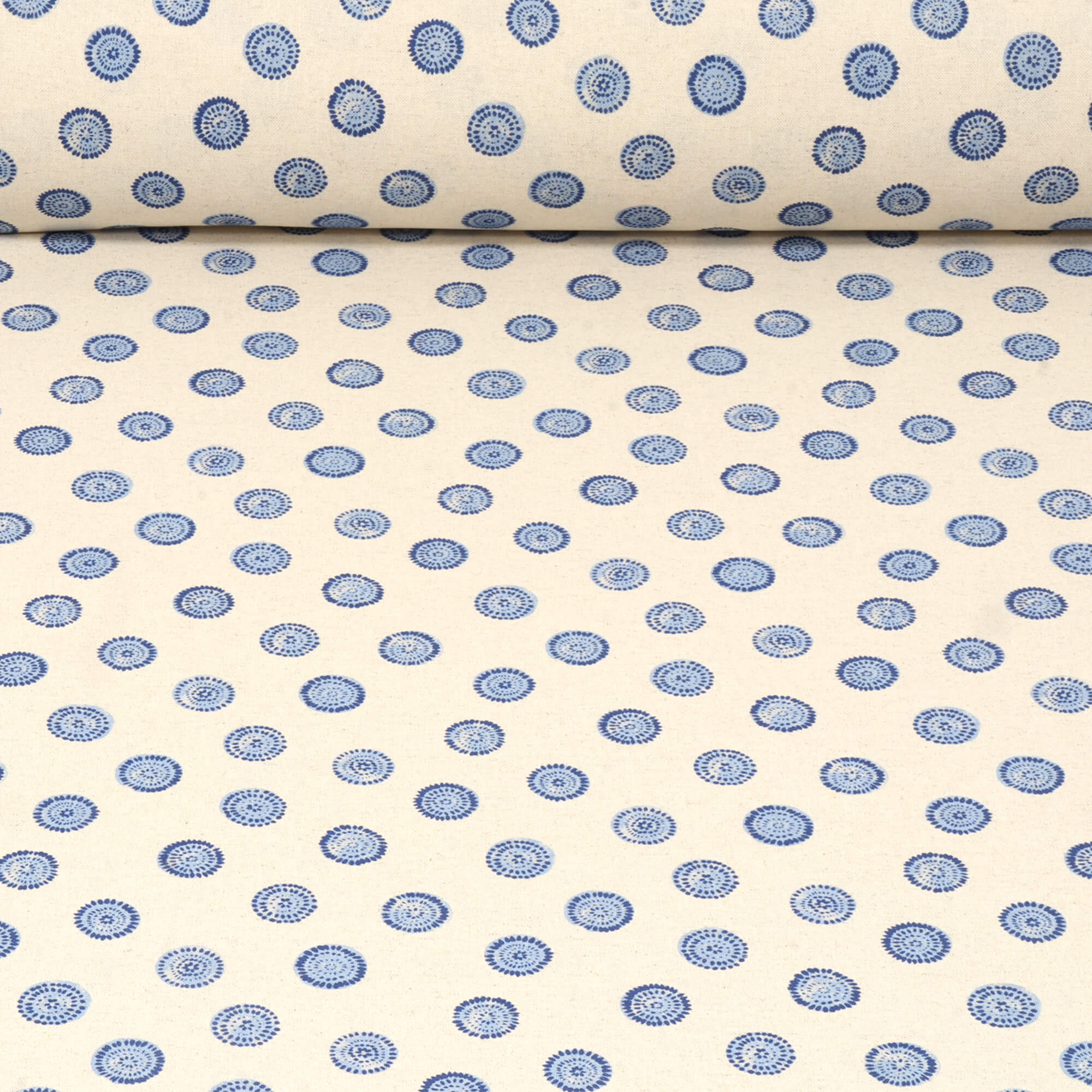 Prestigious Textiles Daisy Cornflower Fabric - Image 2