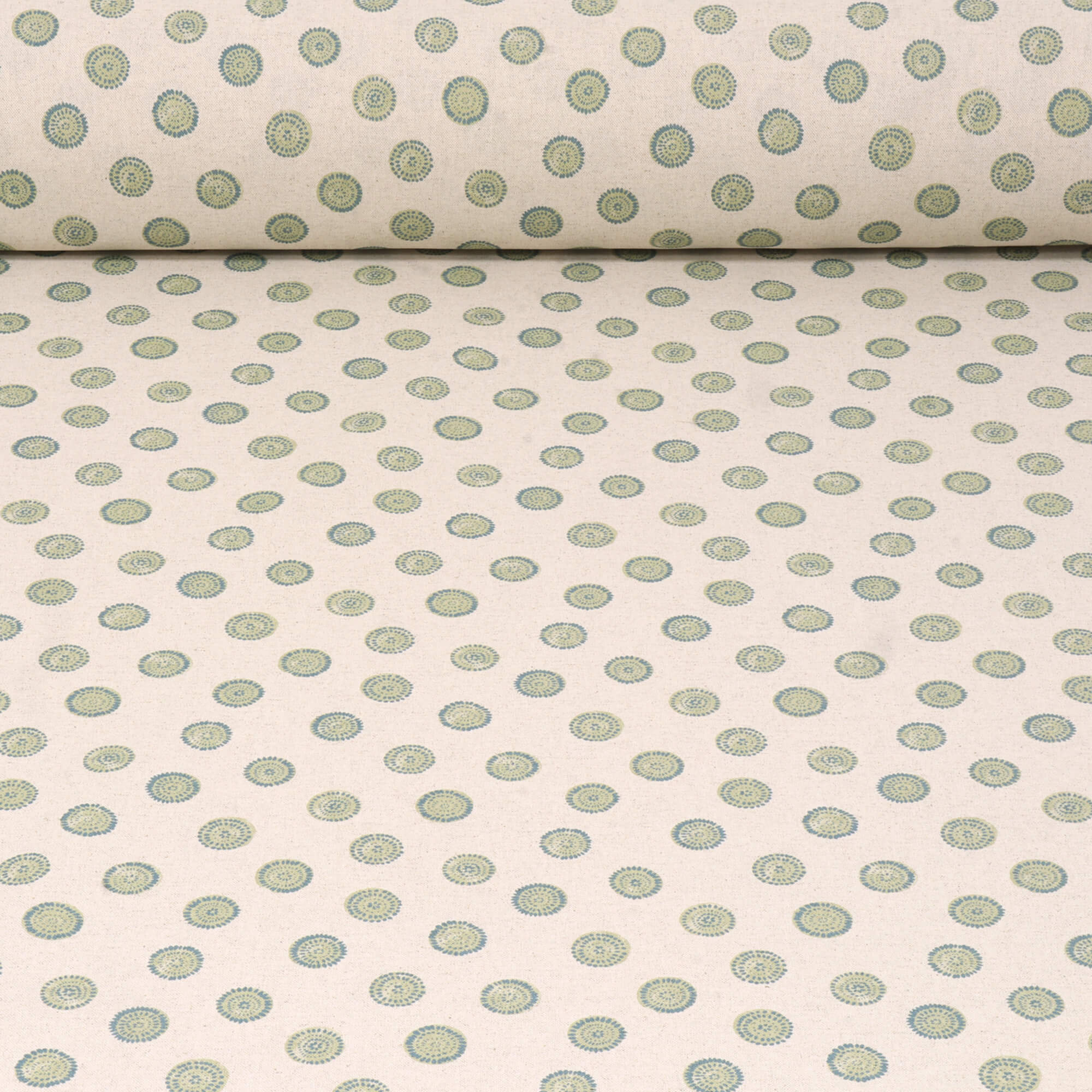 Prestigious Textiles Daisy Olive Fabric - Image 2