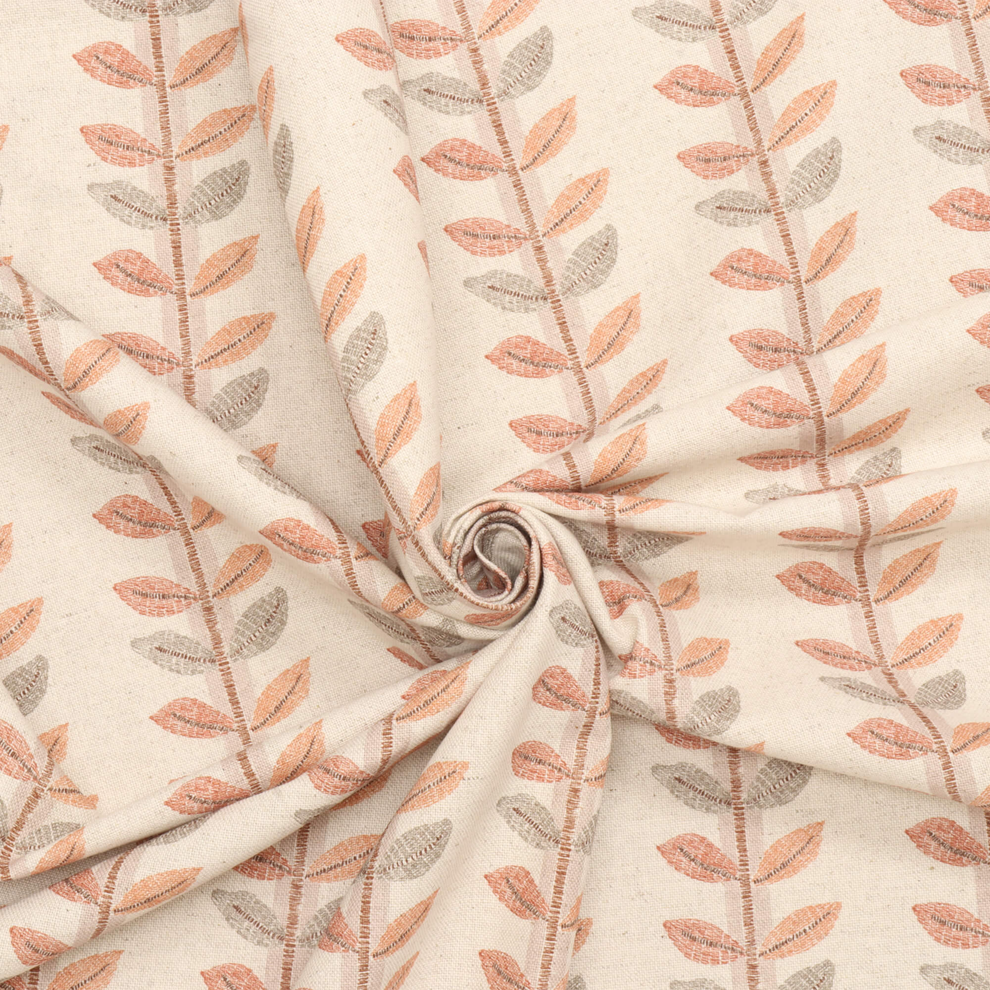 Prestigious Textiles Lili Pumpkin Fabric - Image 3