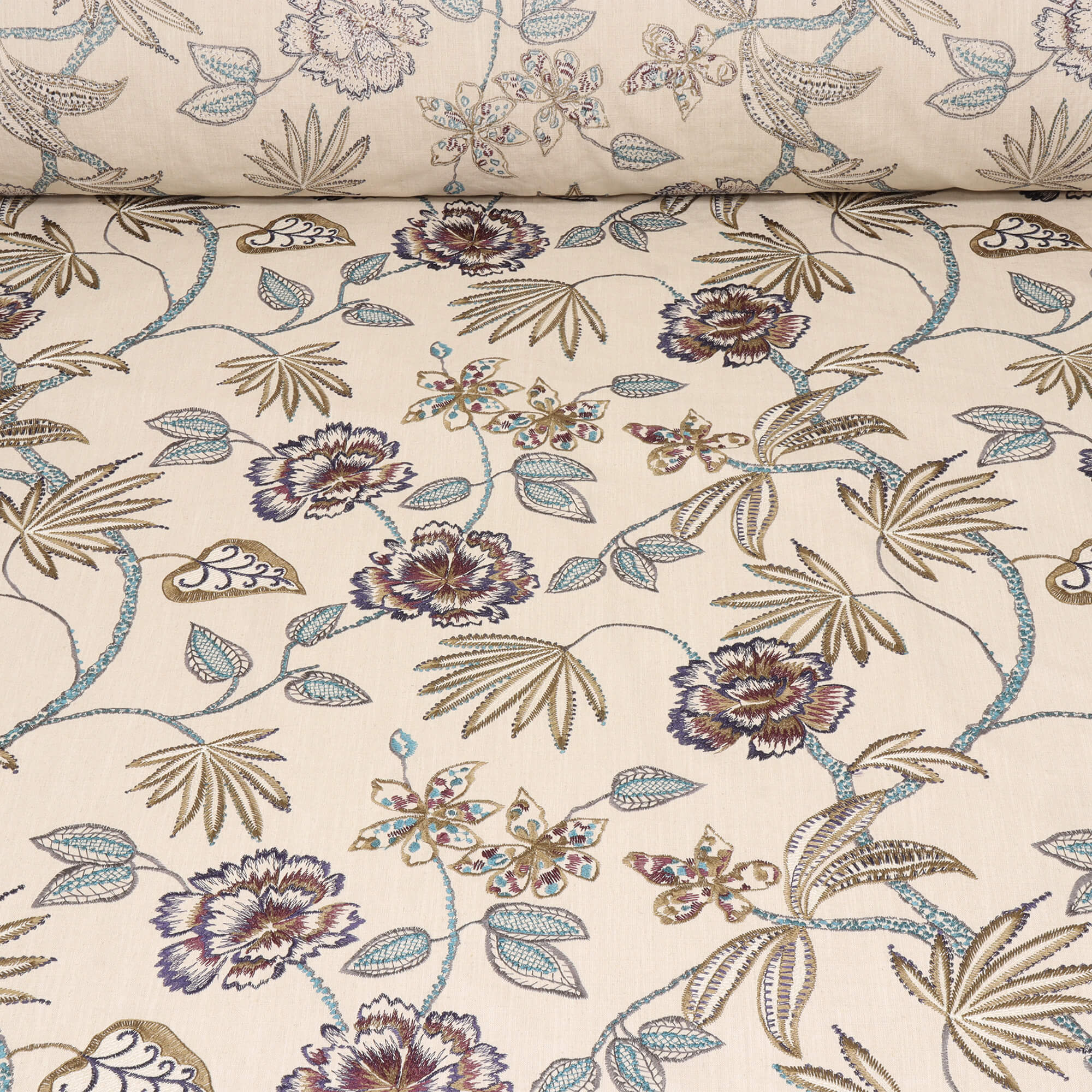 Prestigious Textiles Lotus Flower Emperor Fabric - Image 2