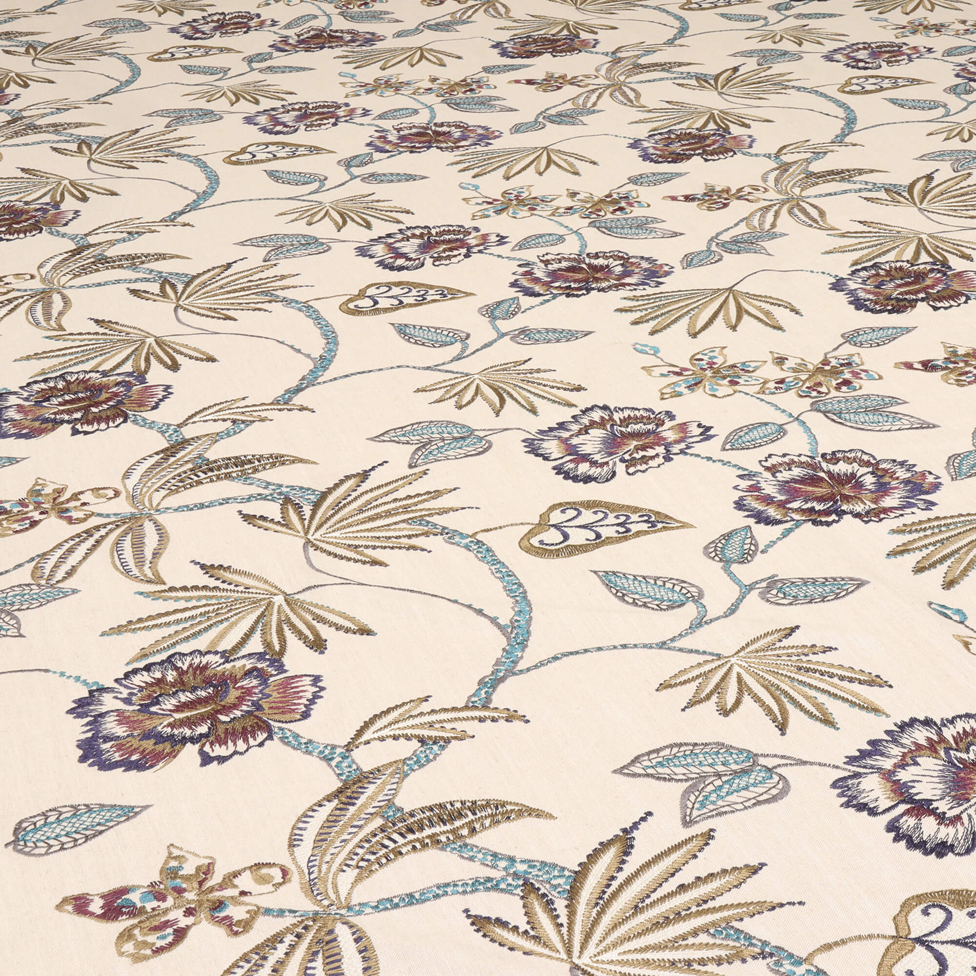 Prestigious Textiles Lotus Flower Emperor Fabric - Image 4