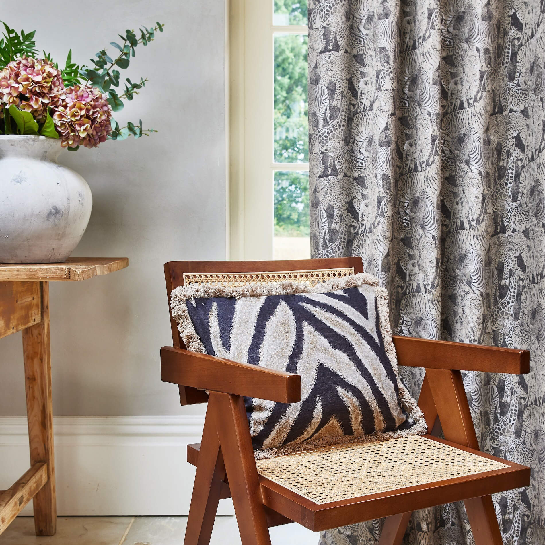 Prestigious Textiles Zambezi Raven Fabric - Image 8