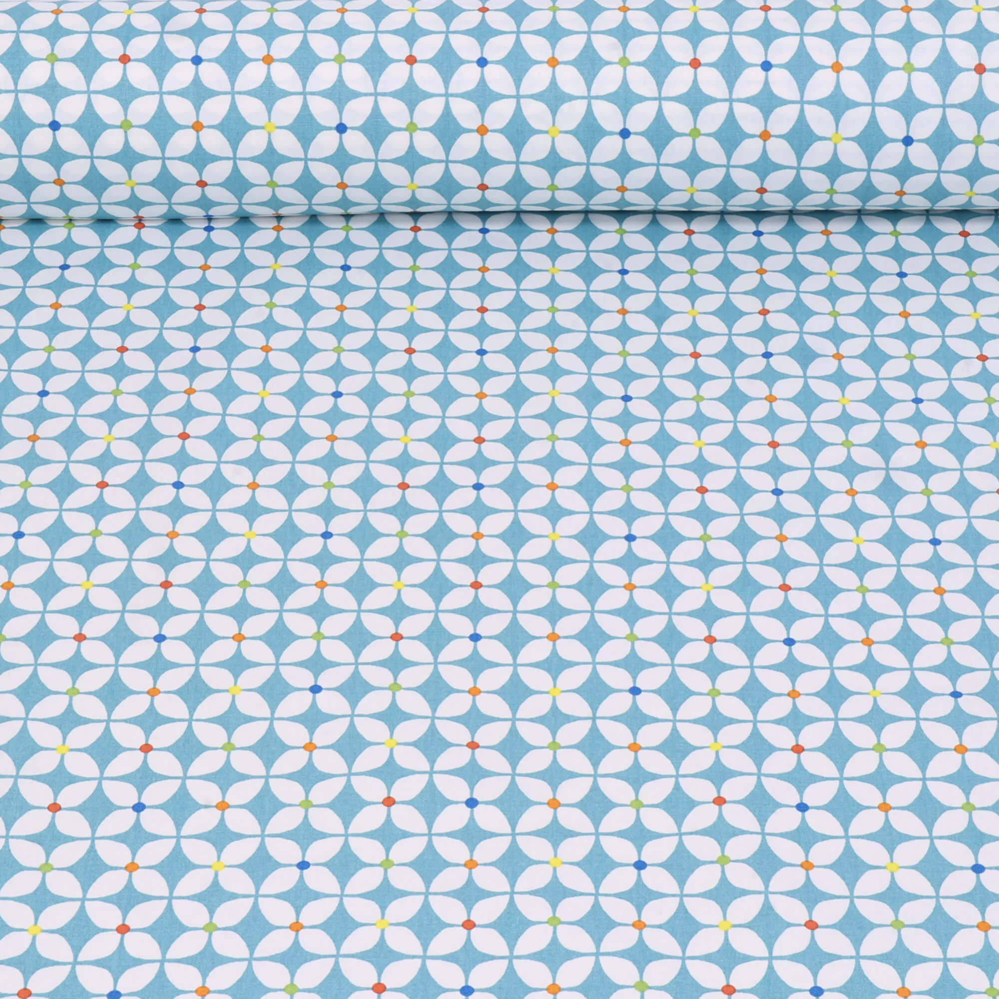 Prestigious Textiles Zap Azure Fabric - Image 2