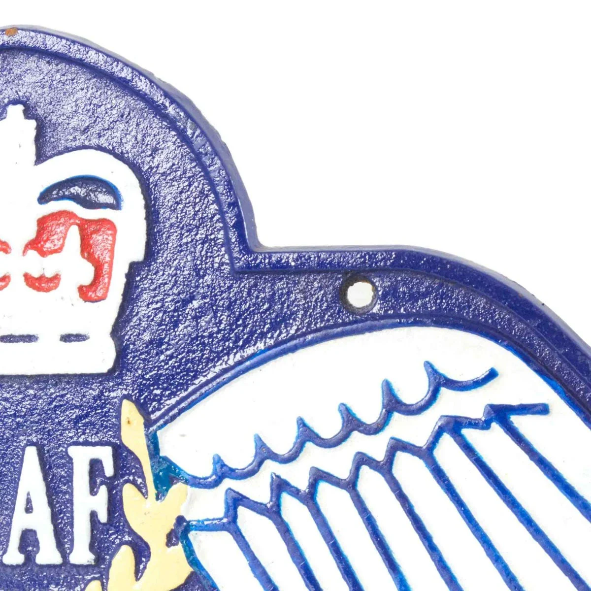 RAF Wings Vintage Cast Iron Wall Sign - Image 4
