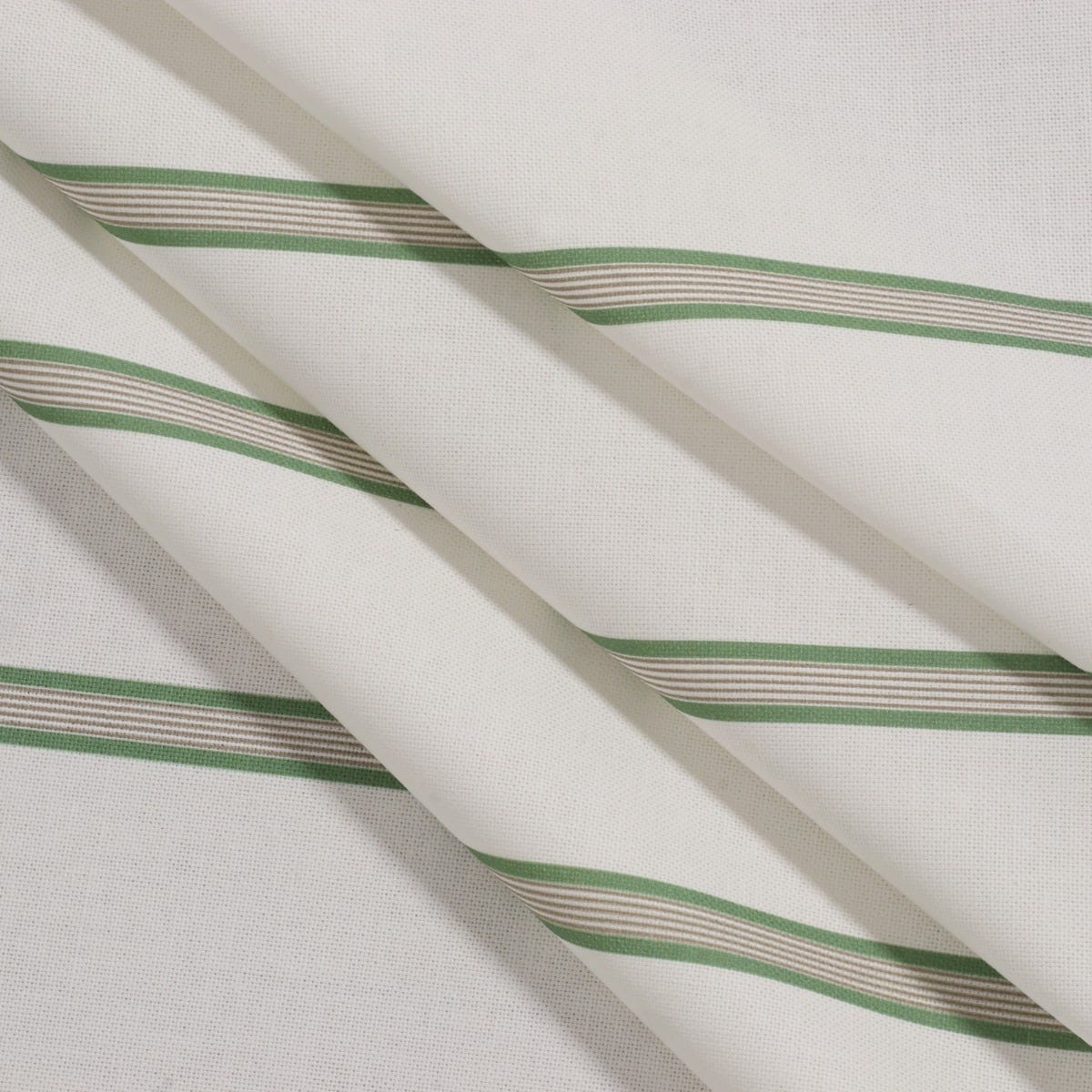 Raleigh Stripe Green Fabric - Image 5