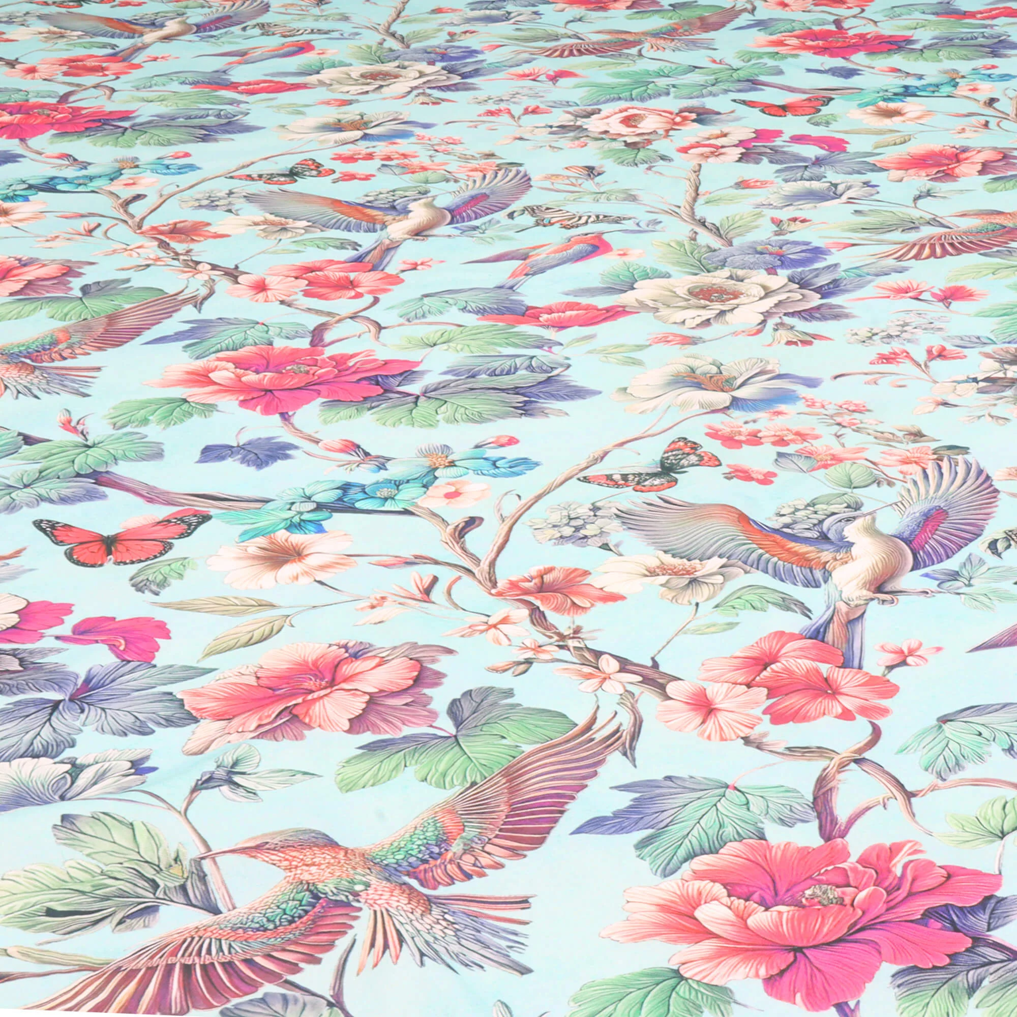Rosemoor Birds & Bloom Floral Double Width Fabric - Image 4