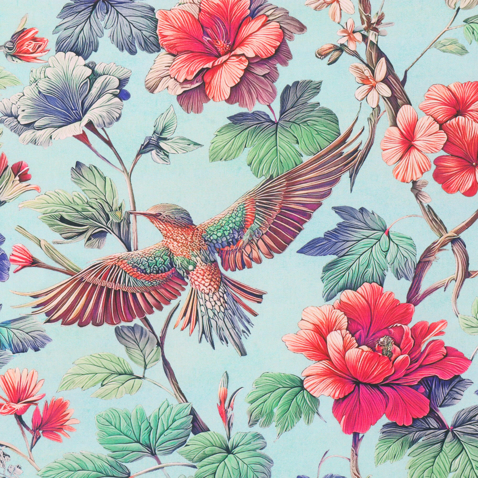 Rosemoor Birds & Bloom Floral Double Width Fabric - Image 7