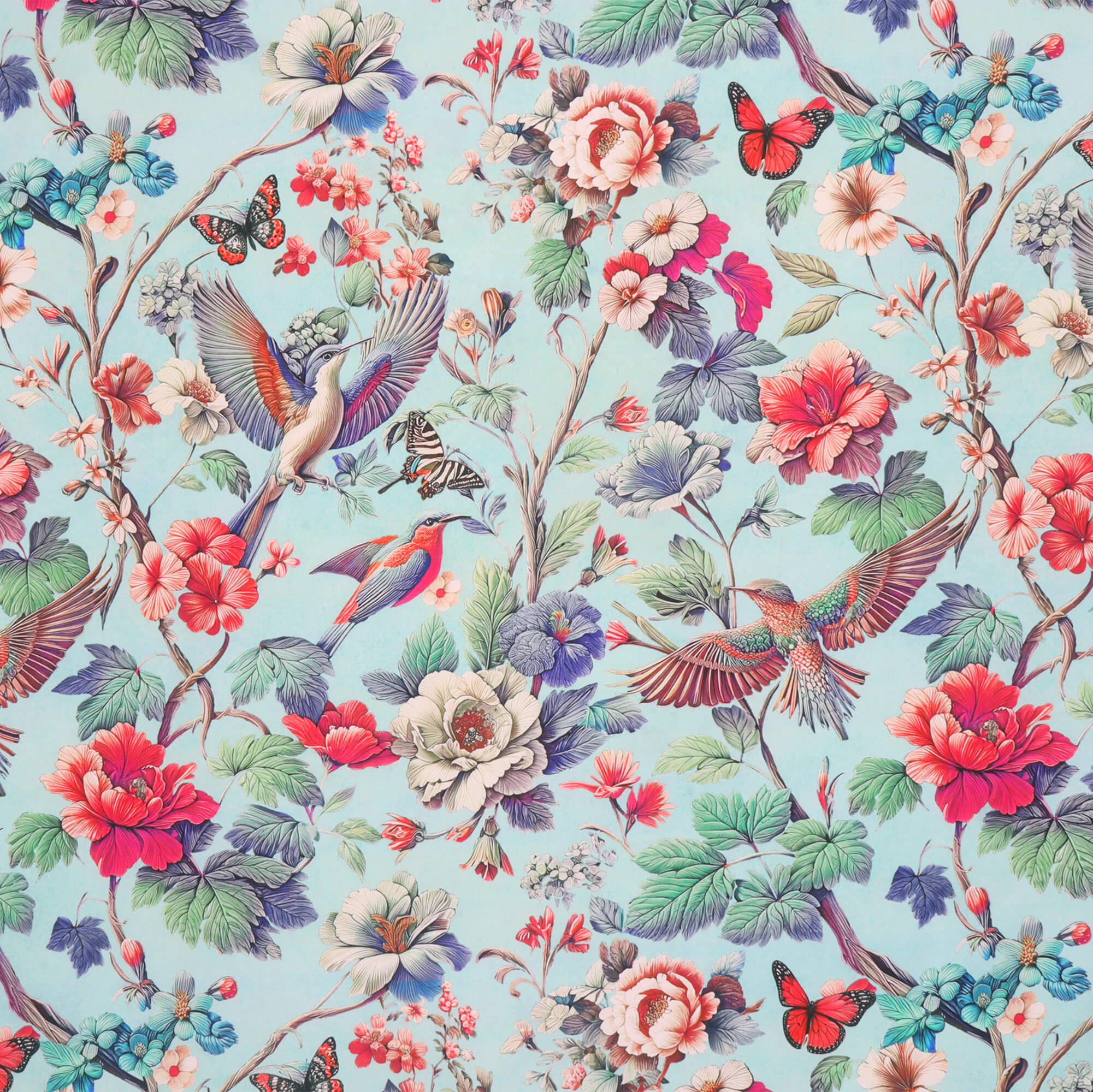 Rosemoor Birds & Bloom Floral Double Width Fabric - Image 9