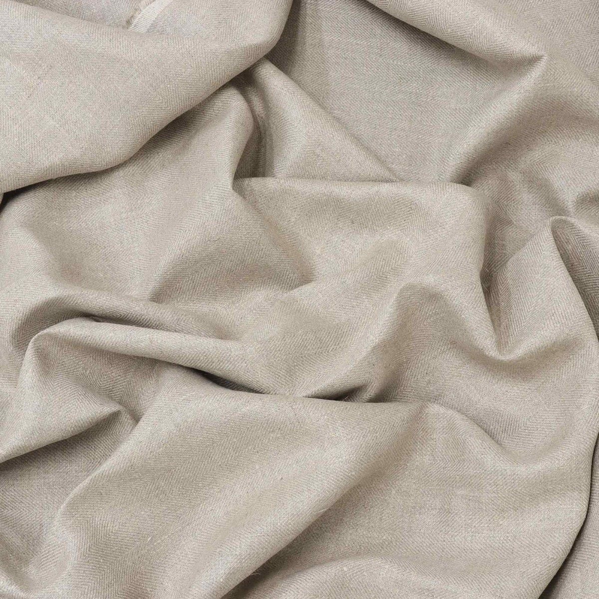 Russian Linen Wolf 3 Fabric - Image 3