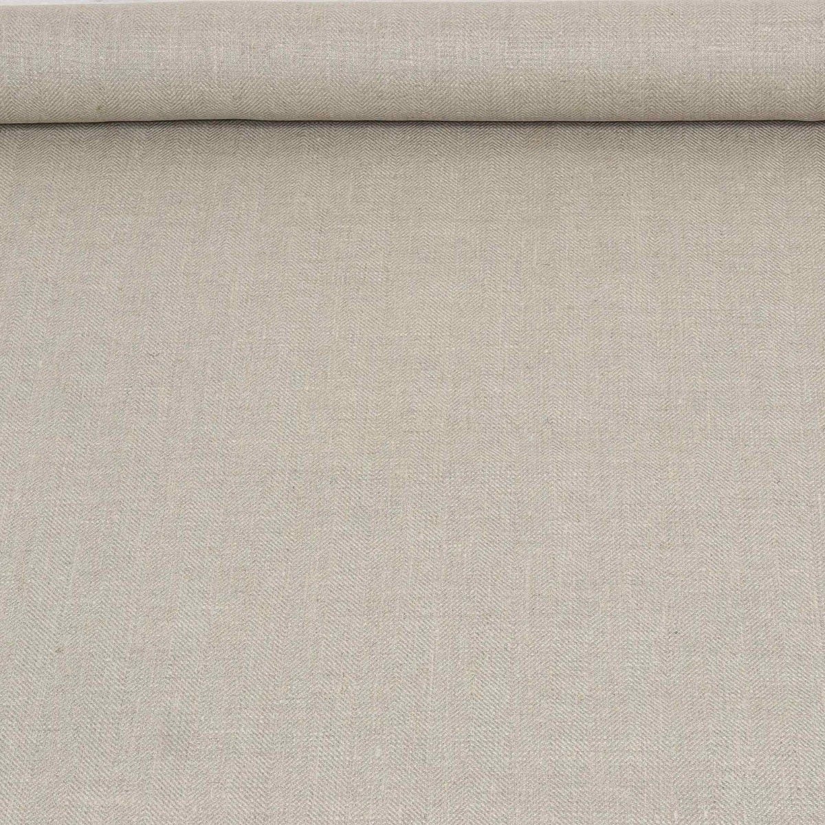 Russian Linen Wolf 3 Fabric - Image 4