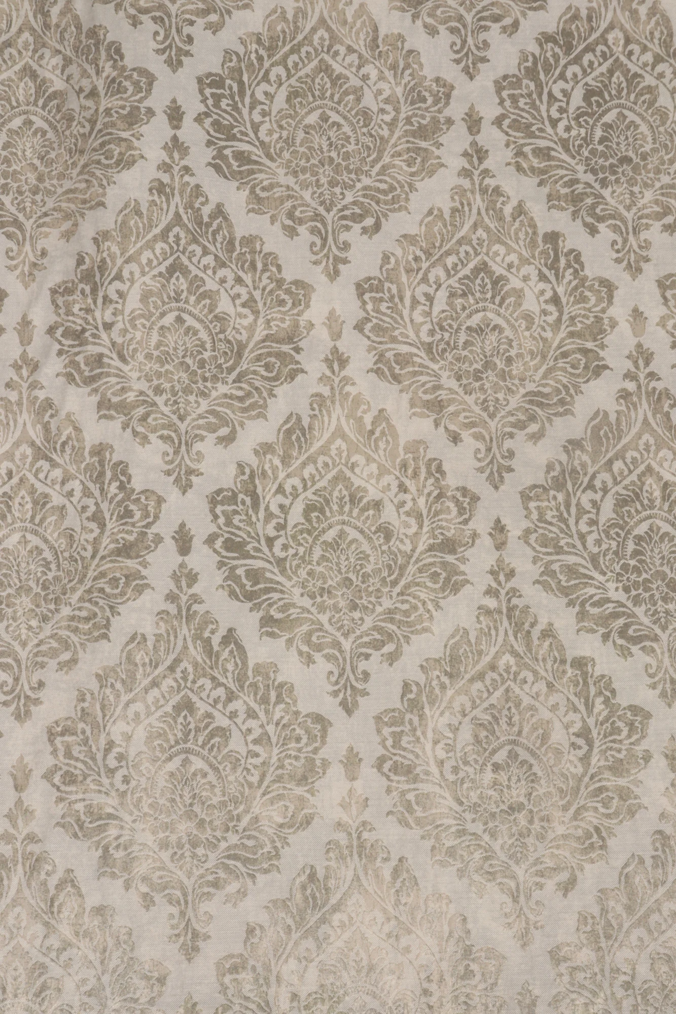 Serene Damask Oystershell Fabric