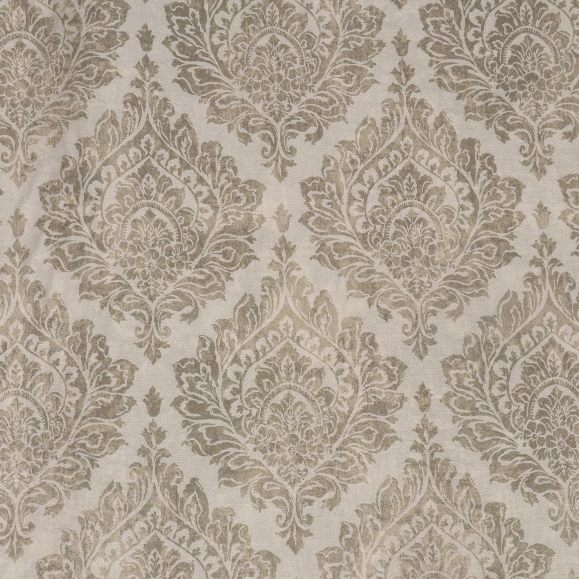 Serene Damask Oystershell Fabric - Image 3