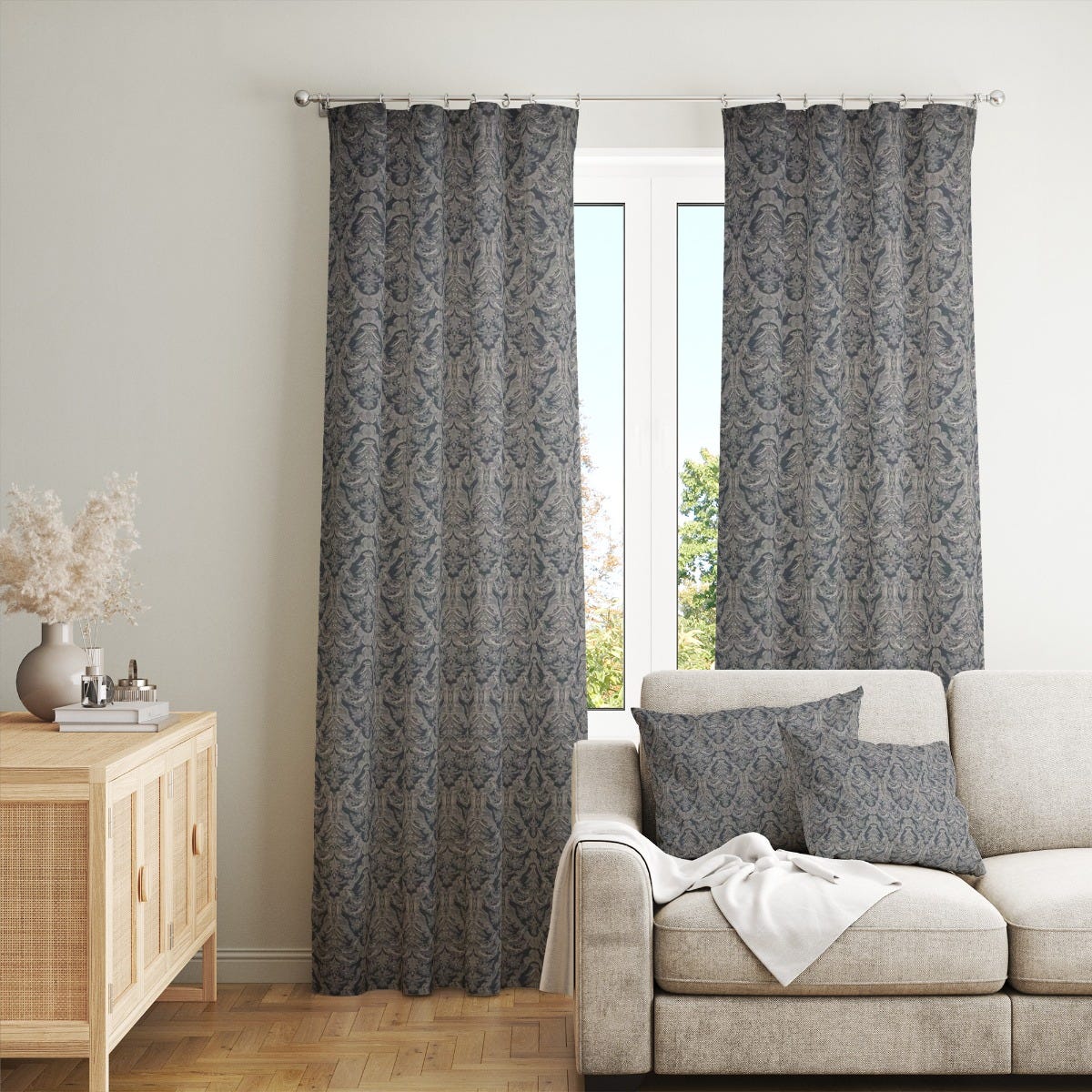 Siena Indigo / White Fabric - Image 6