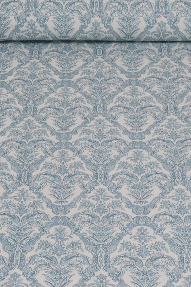 Siena Teal / White Fabric - Image 2