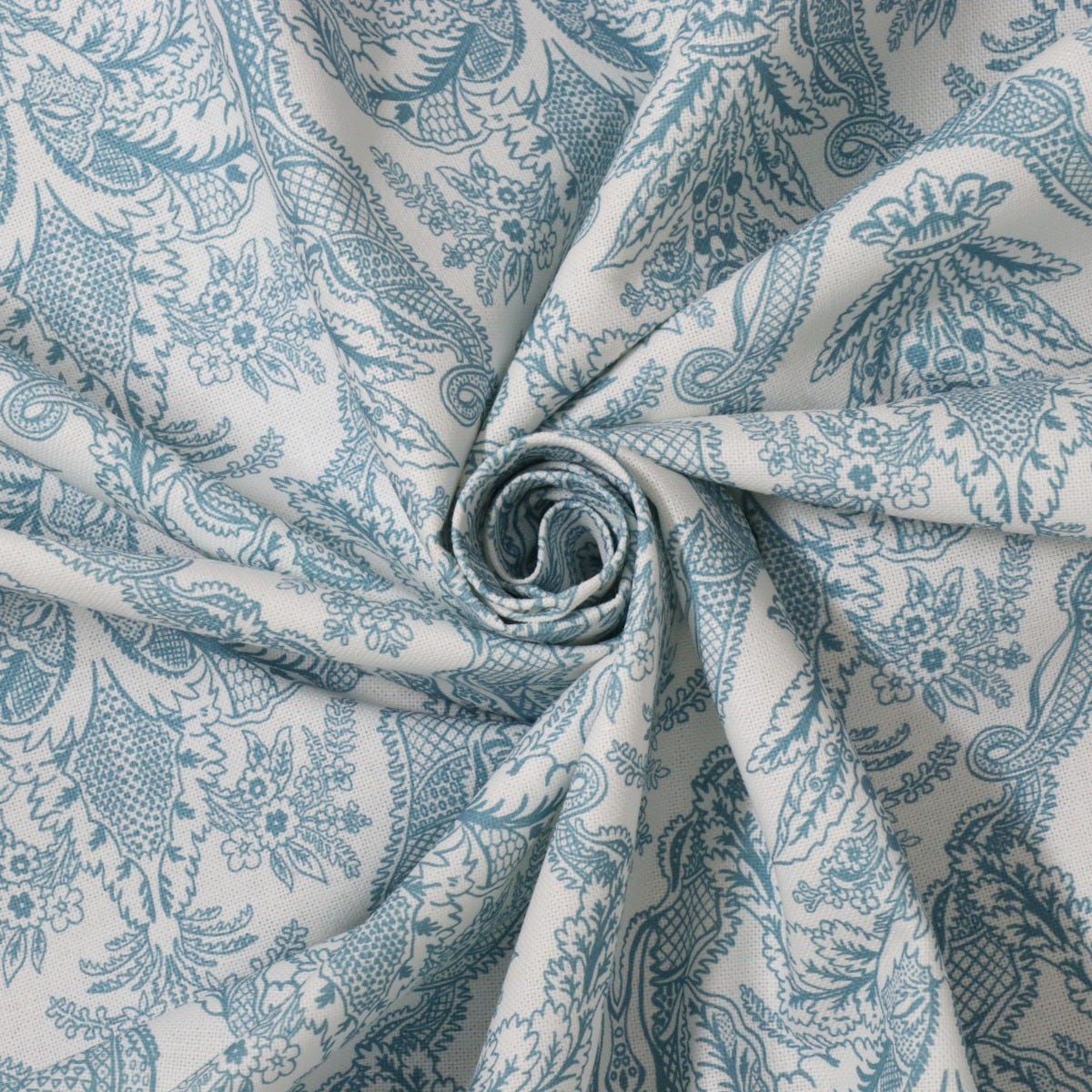 Siena Teal / White Fabric - Image 3