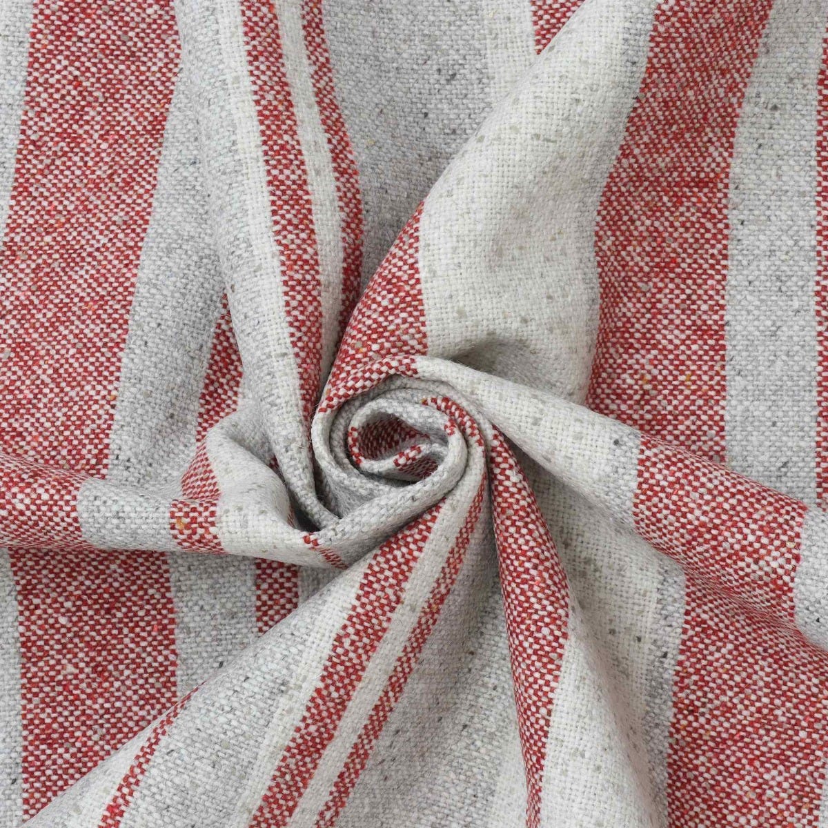 Clearance St Anton Stripe Strawberry Fabric - Image 3