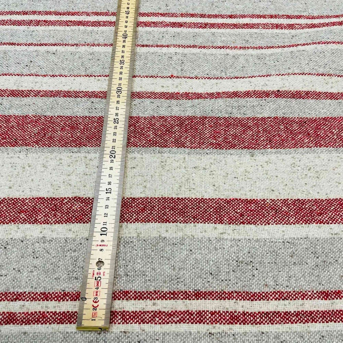 Clearance St Anton Stripe Strawberry Fabric - Image 5