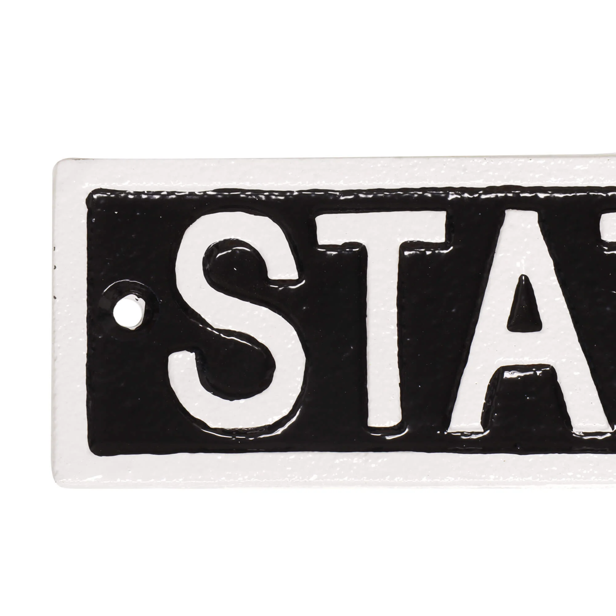 Station Master Decorative Cast Iron Wall Sign - Image 3