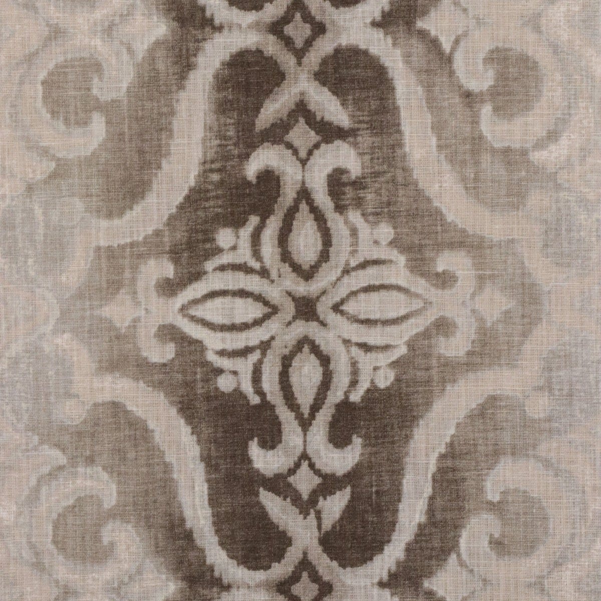 Stof Giacomo French Linen Ikat Fabric in Grey - Image 5