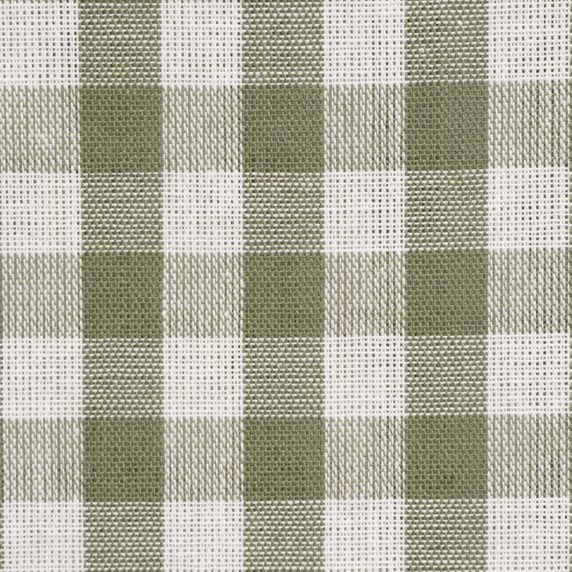 Studio Gingham Khaki Green Fabric - Image 6